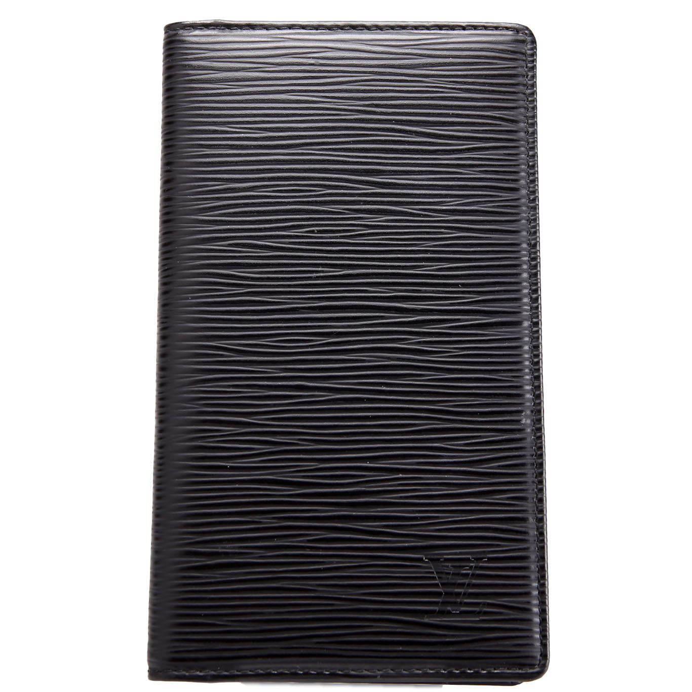 Checkbook Cover Epi Black