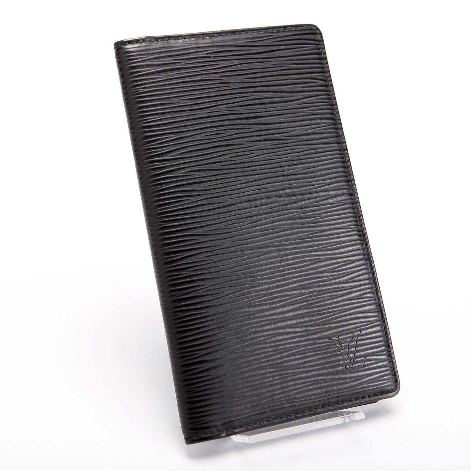 Checkbook Cover Epi Black