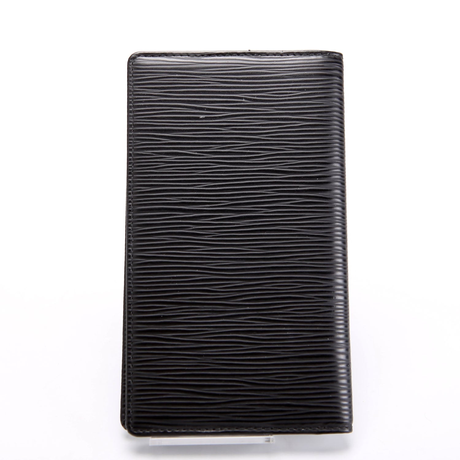 Checkbook Cover Epi Black