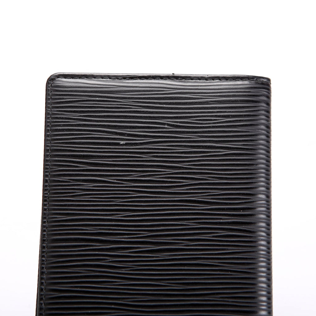 Checkbook Cover Epi Black