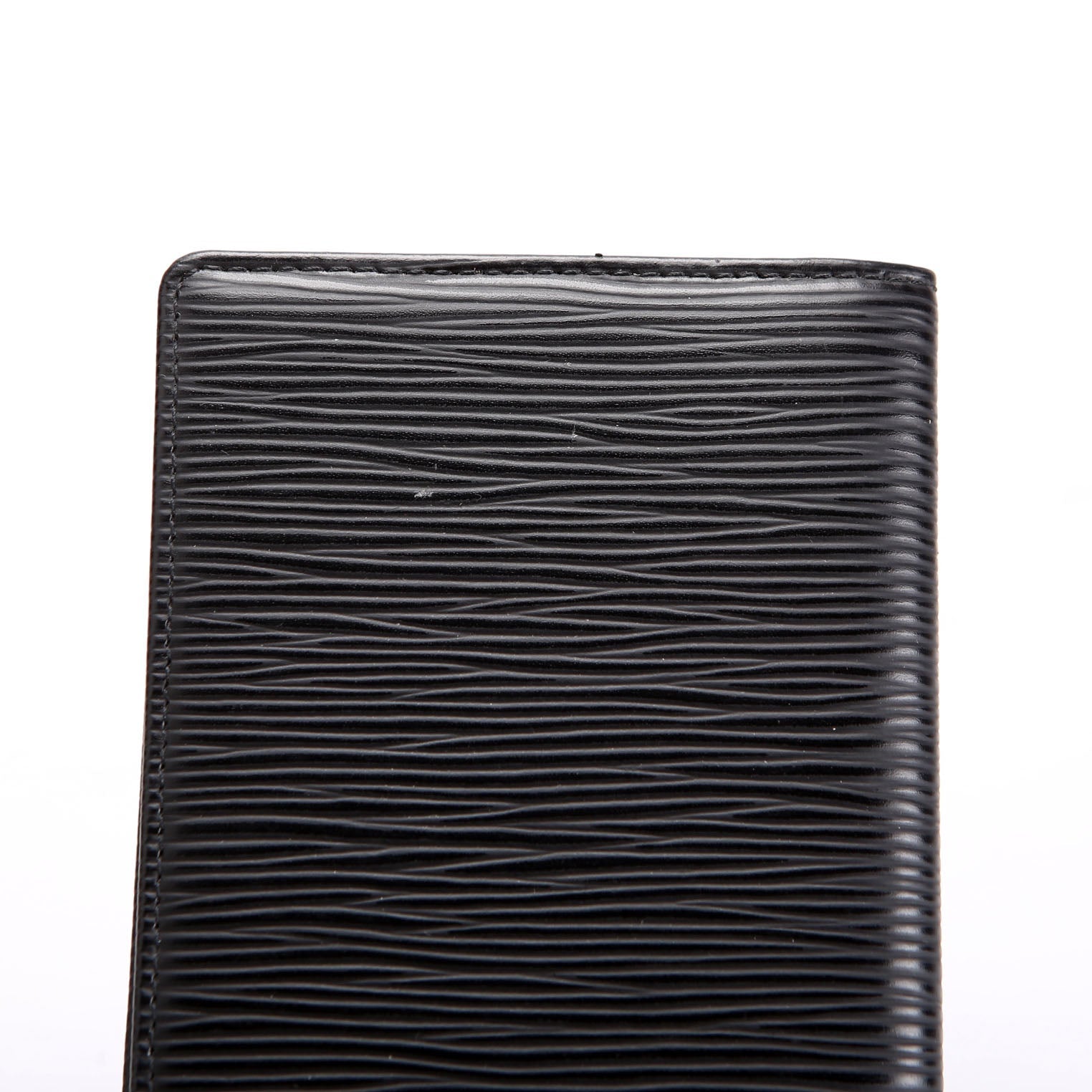 Checkbook Cover Epi Black
