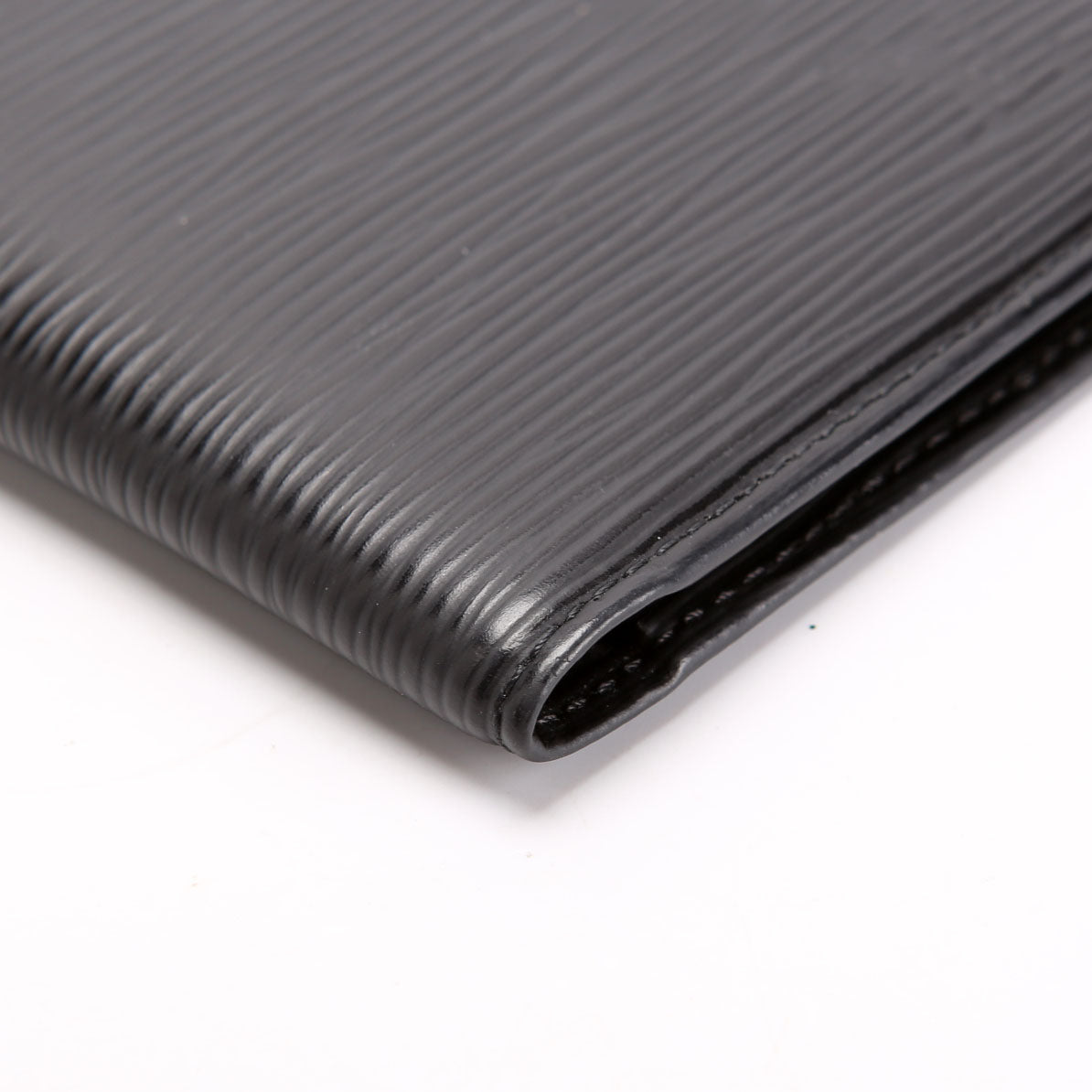 Checkbook Cover Epi Black
