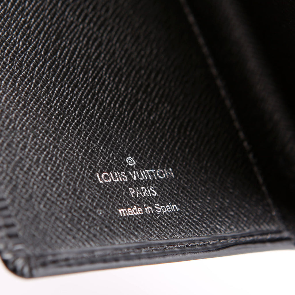 Checkbook Cover Epi Black