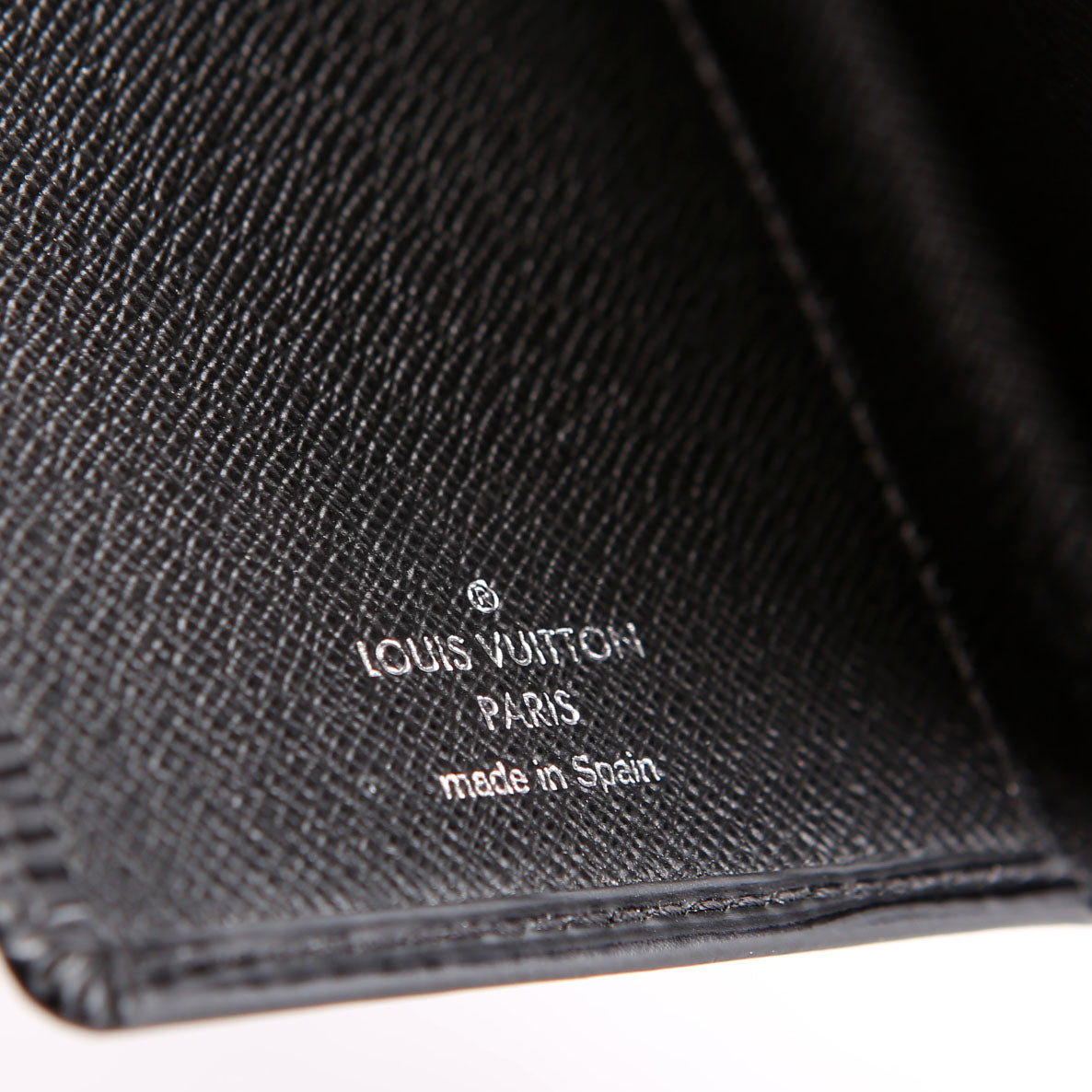 Checkbook Cover Epi Black