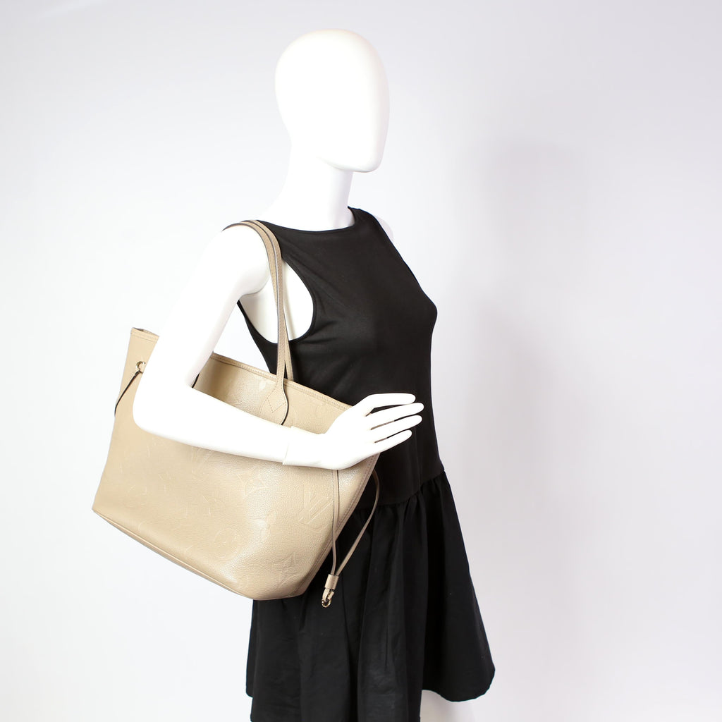 Neverfull with Wallet MM Empreinte Turtledove