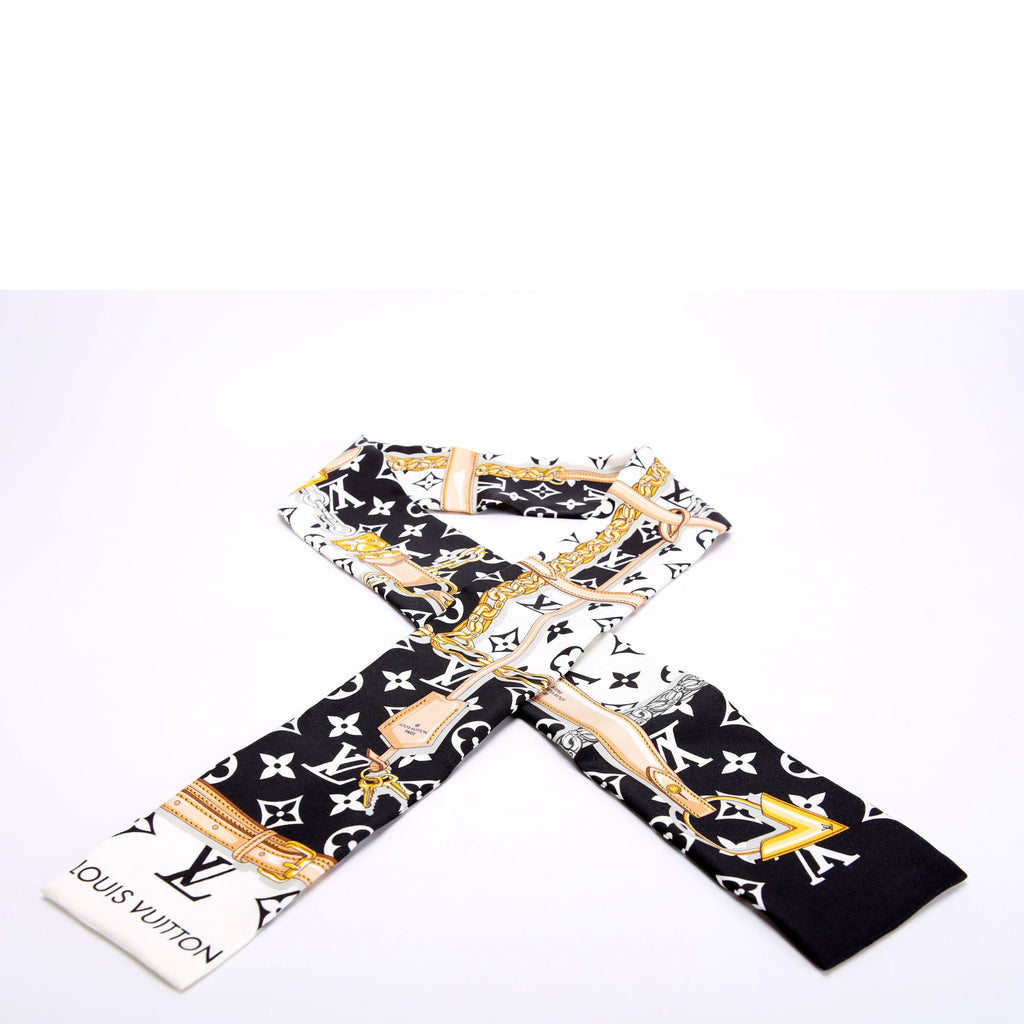 Confidential Bandeau Silk Black/White
