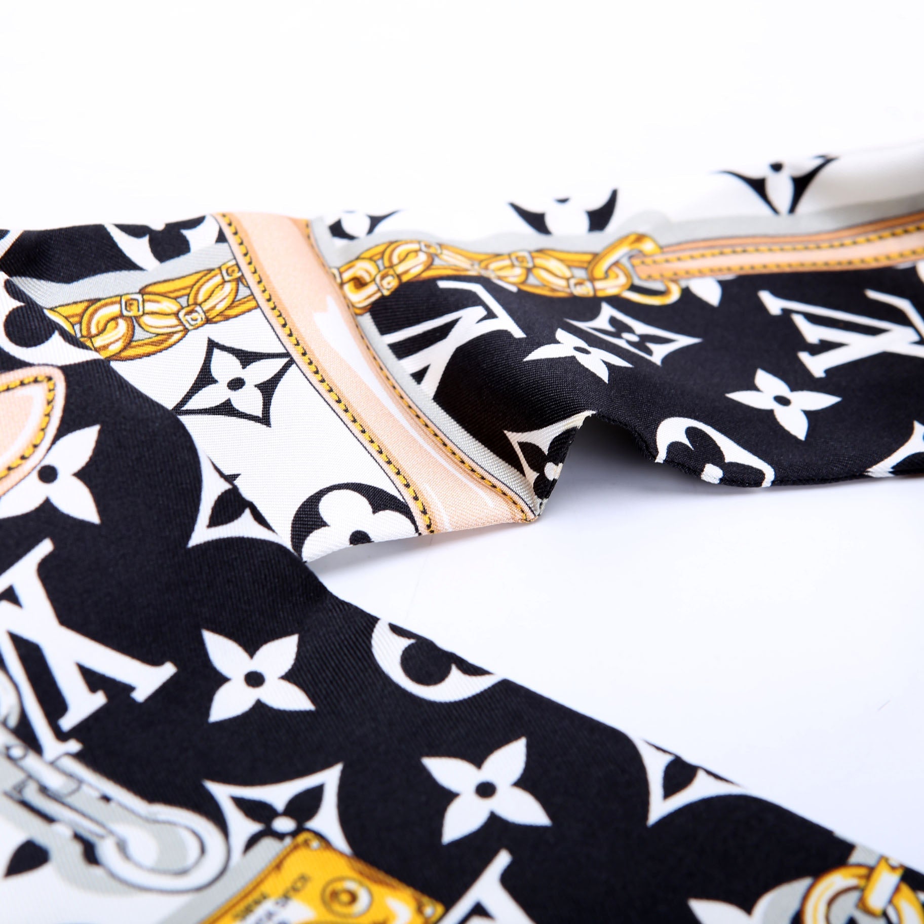 Confidential Bandeau Silk Black/White