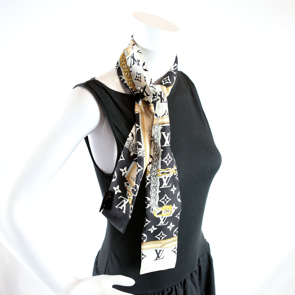 Confidential Bandeau Silk Black/White