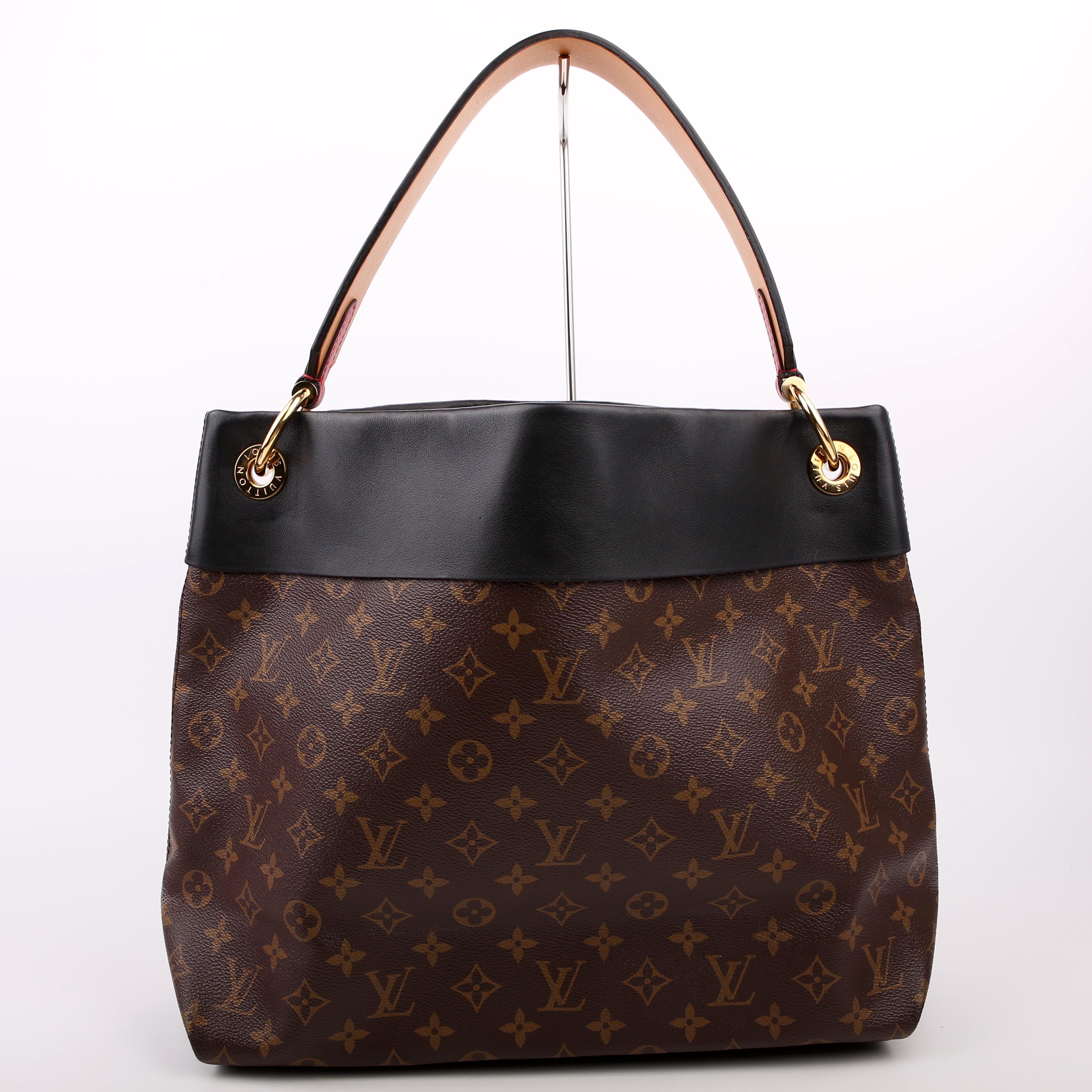 Tuileries Hobo Monogram Black/Red/Yellow