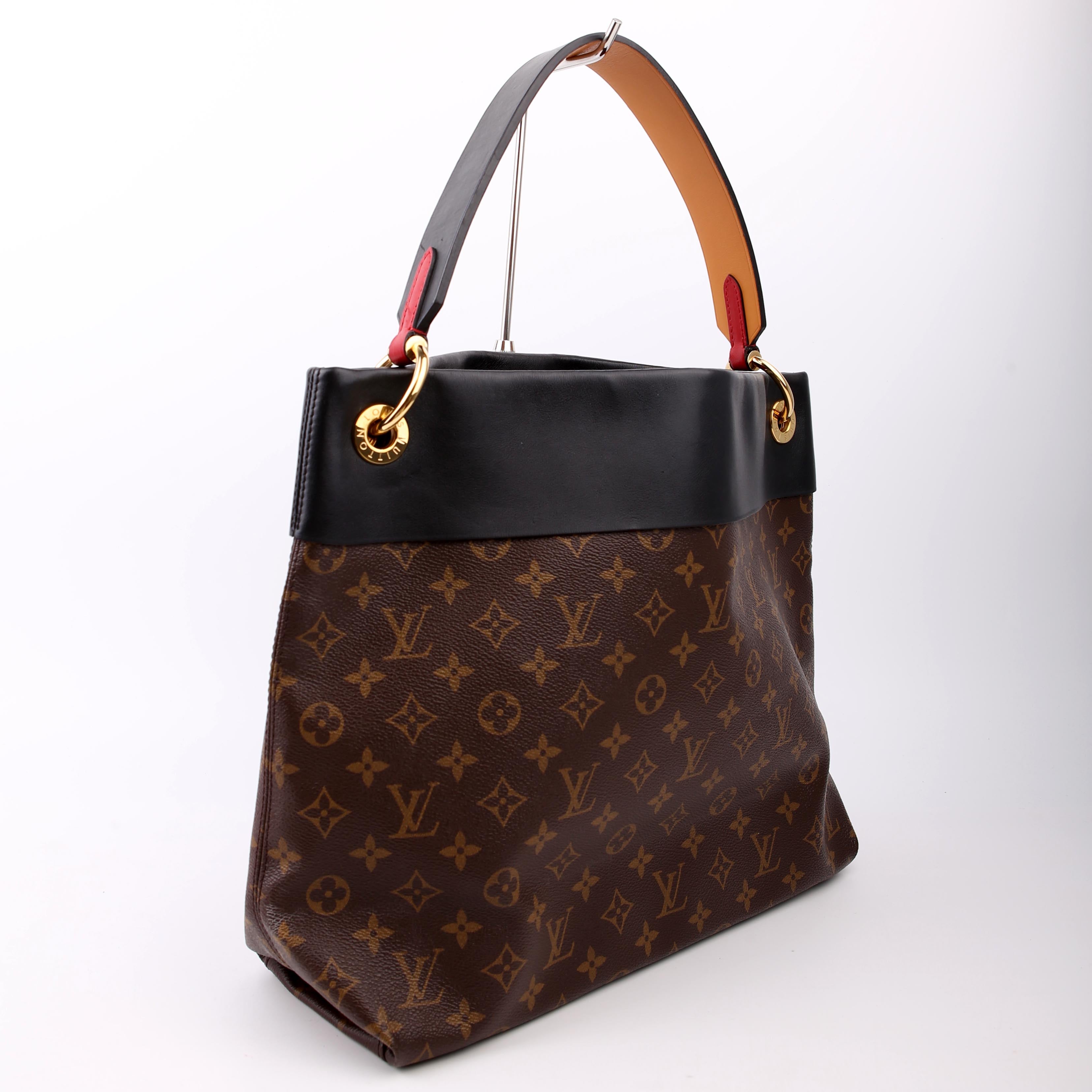 Tuileries Hobo Monogram Black/Red/Yellow