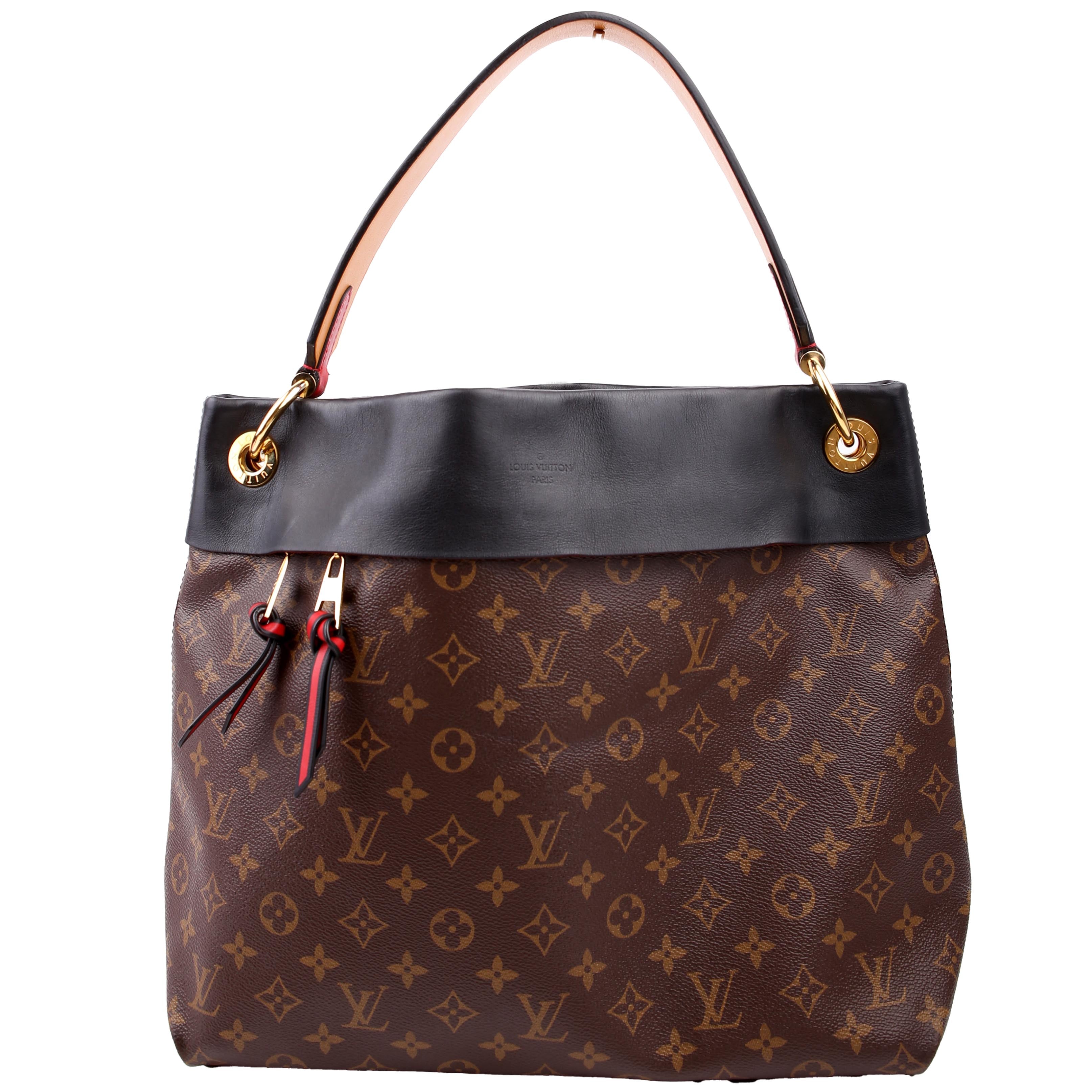 Tuileries Hobo Monogram Black/Red/Yellow
