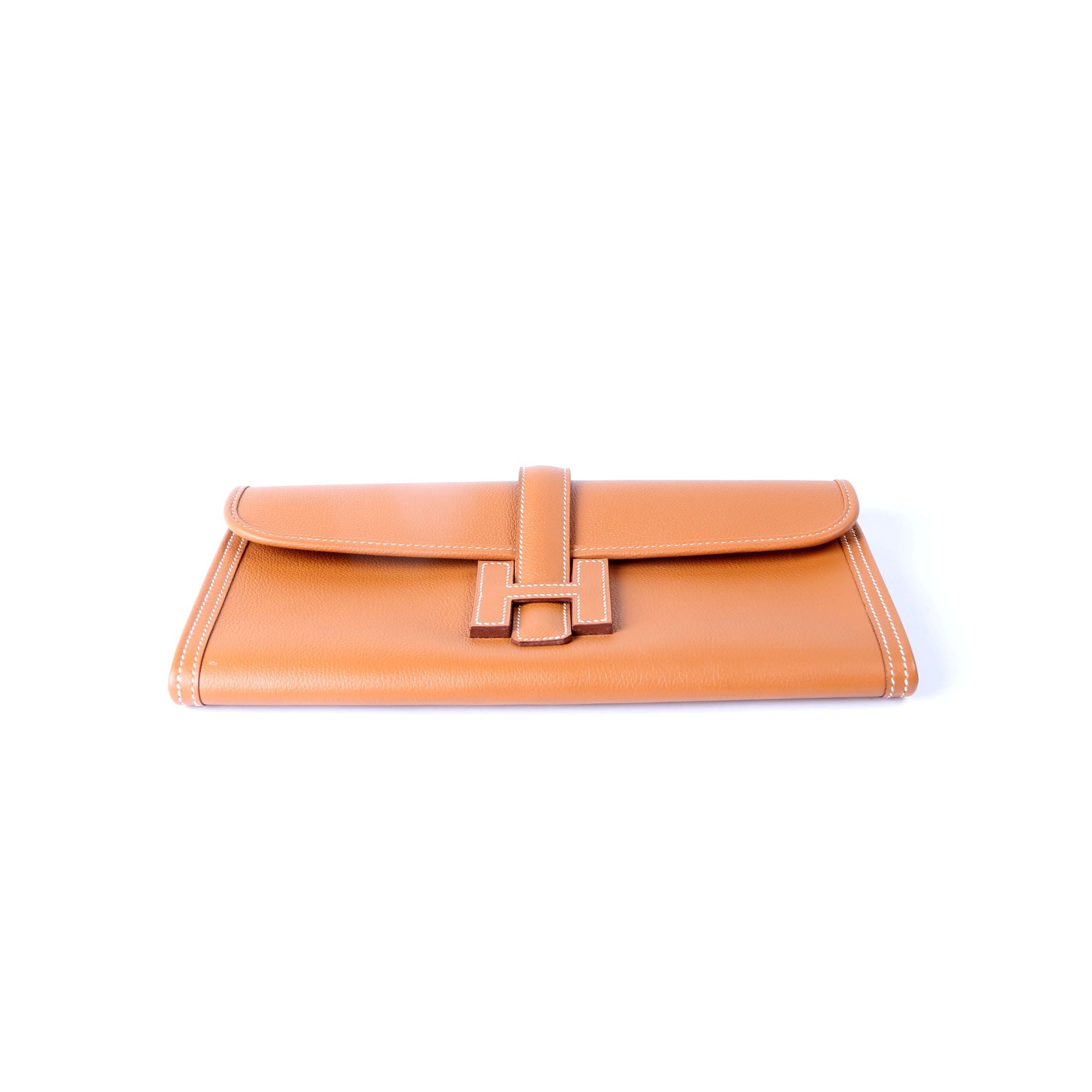 Hermes Jige Elan 29 Clutch Brown