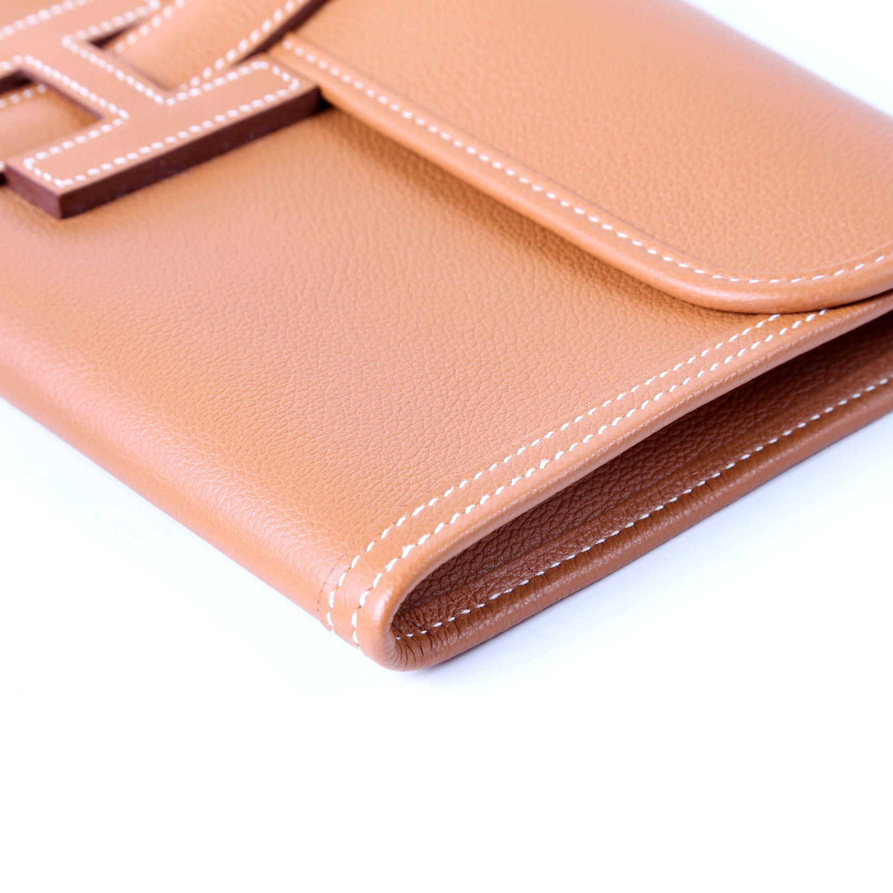 Hermes Jige Elan 29 Clutch Brown