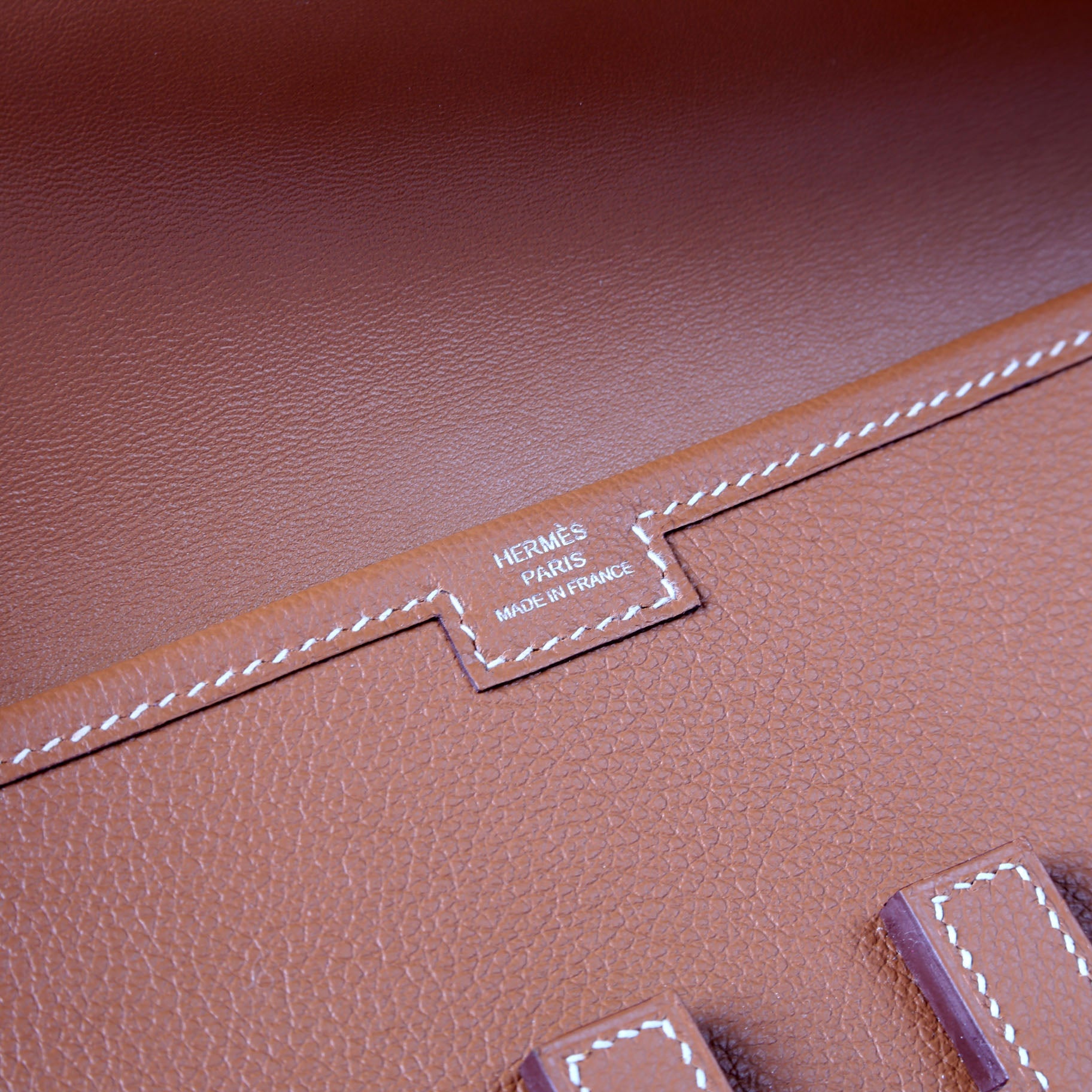 Hermes Jige Elan 29 Clutch Brown