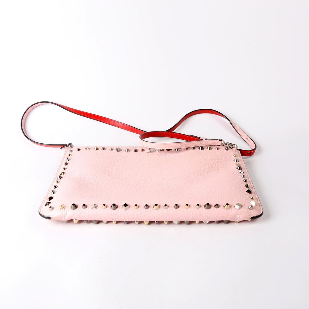 Loubi Studded Crossbody Pink