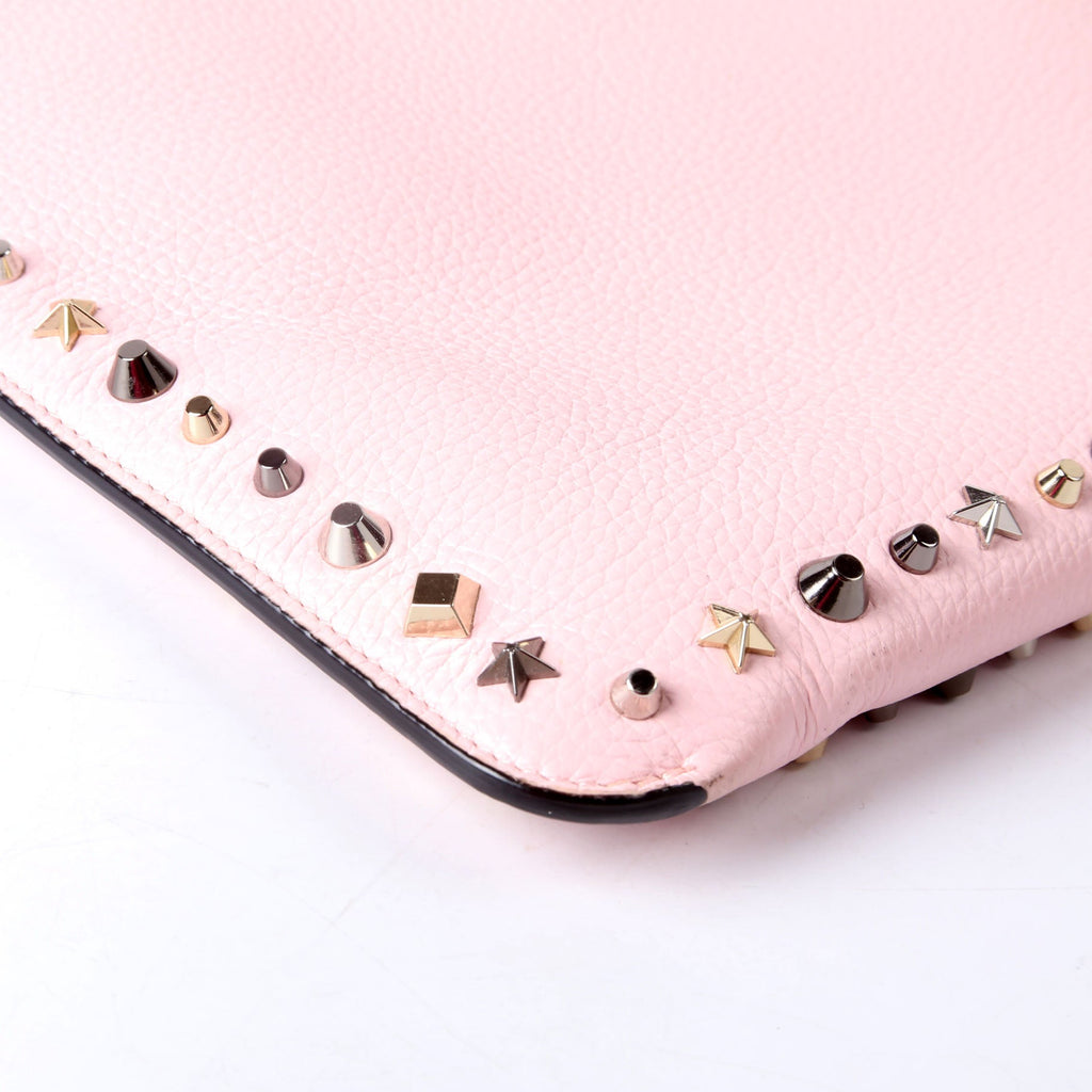 Loubi Studded Crossbody Pink