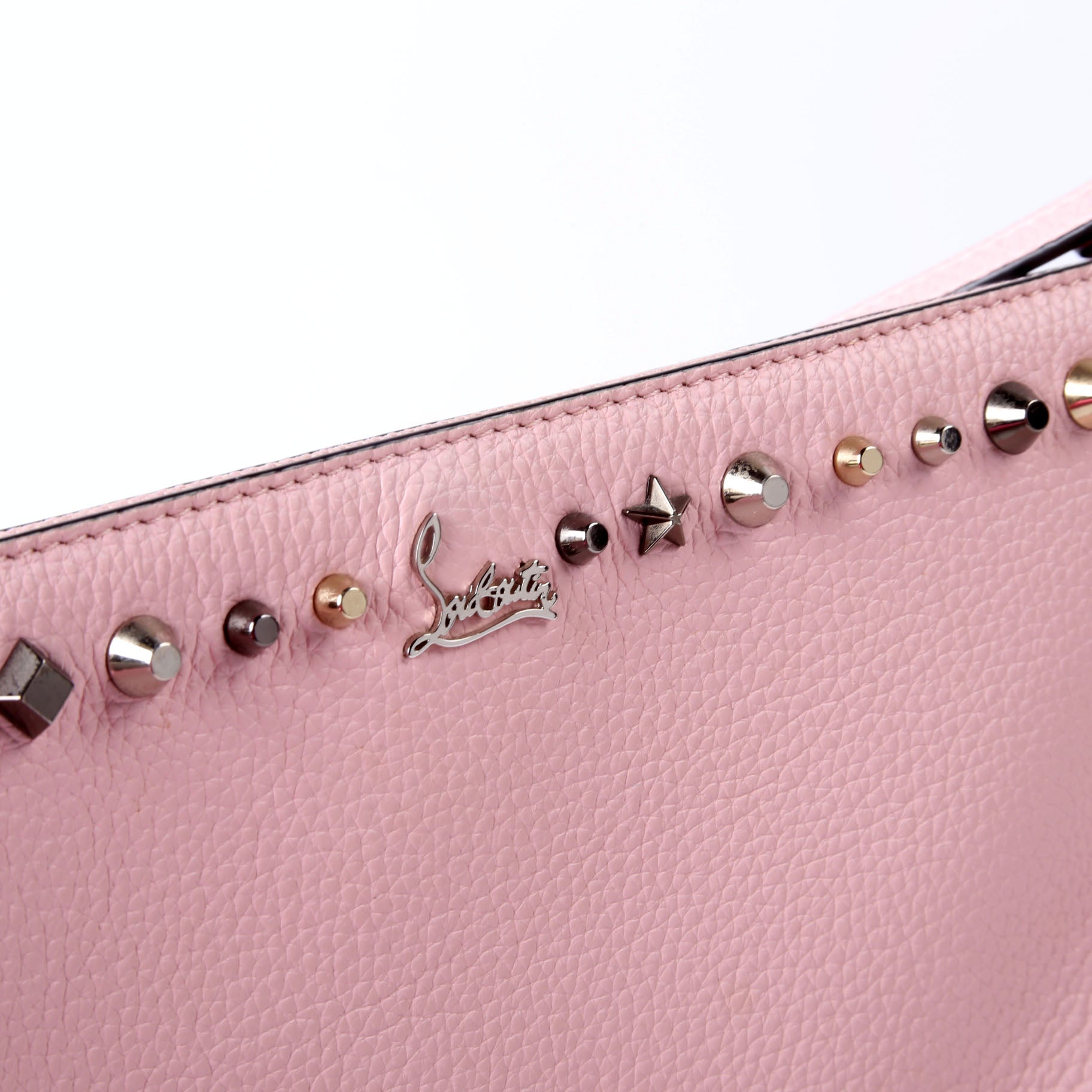 Loubi Studded Crossbody Pink