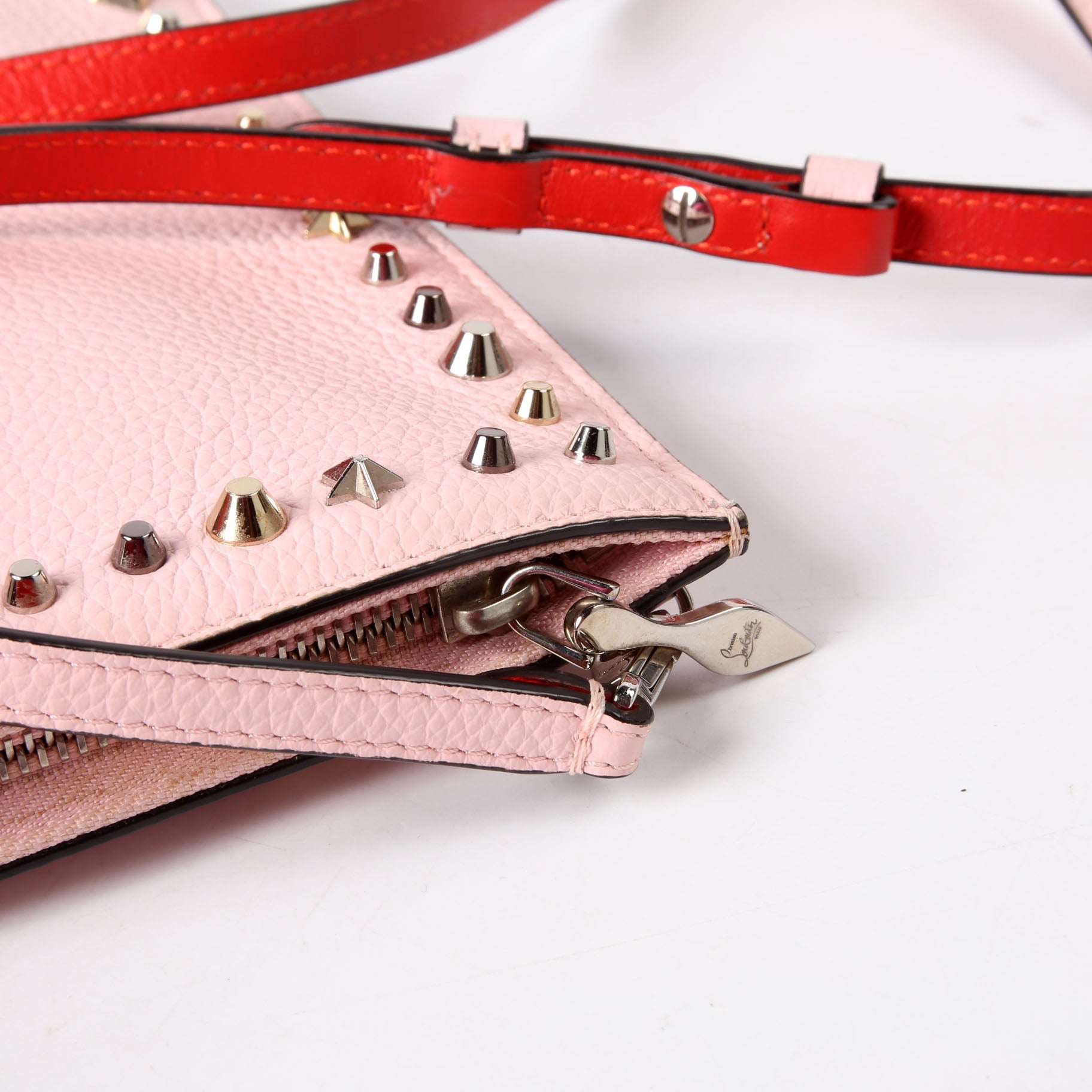 Loubi Studded Crossbody Pink