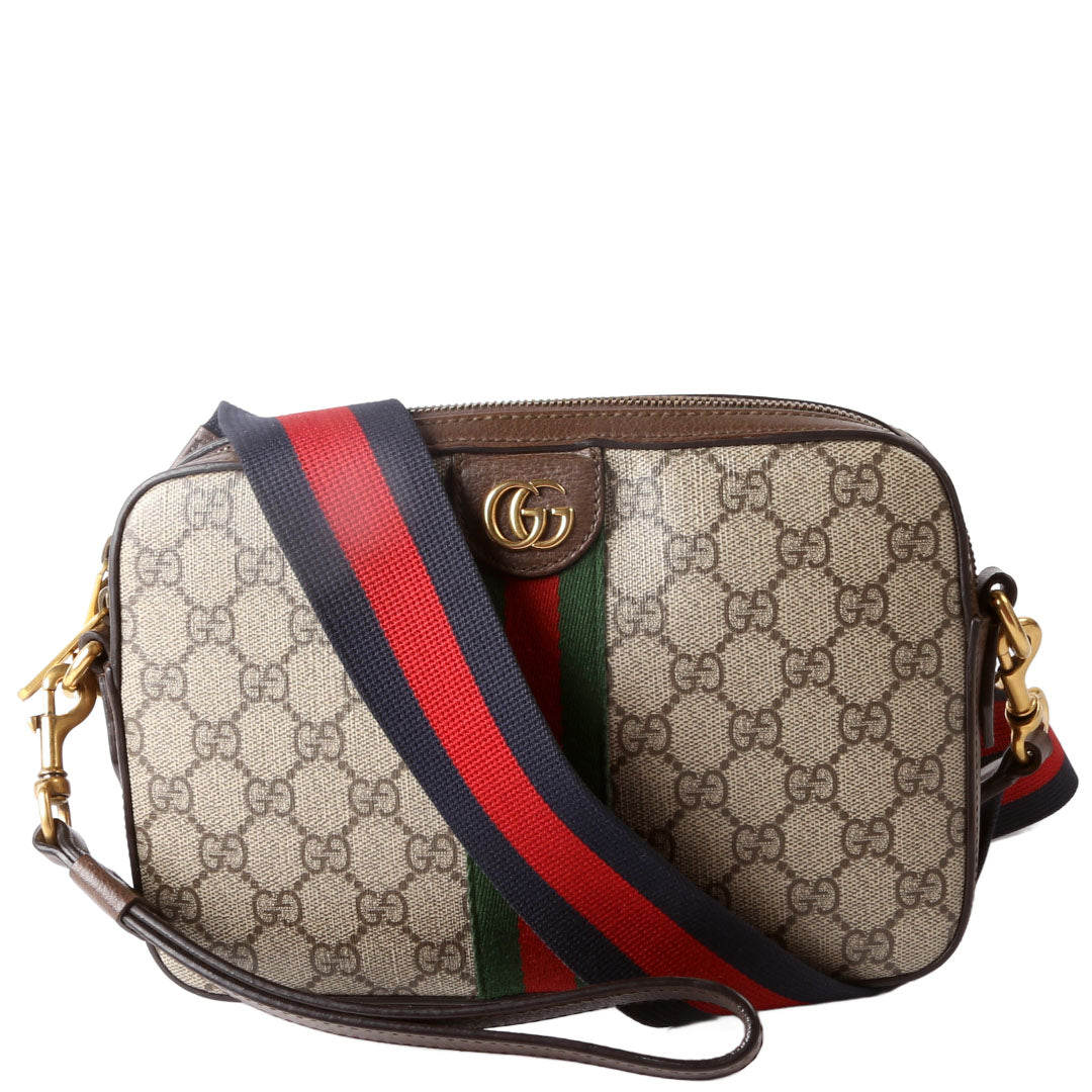 Gucci 699439 GG Supreme Ophidia Small Wristlet Crossbody