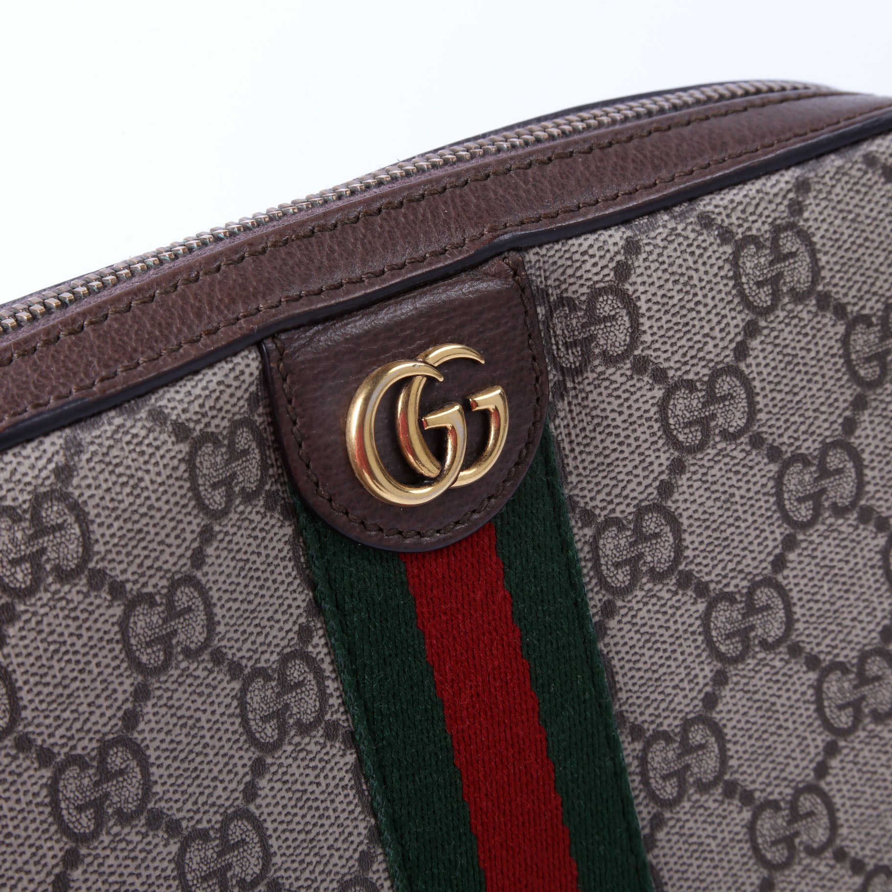 Gucci 699439 GG Supreme Ophidia Small Wristlet Crossbody