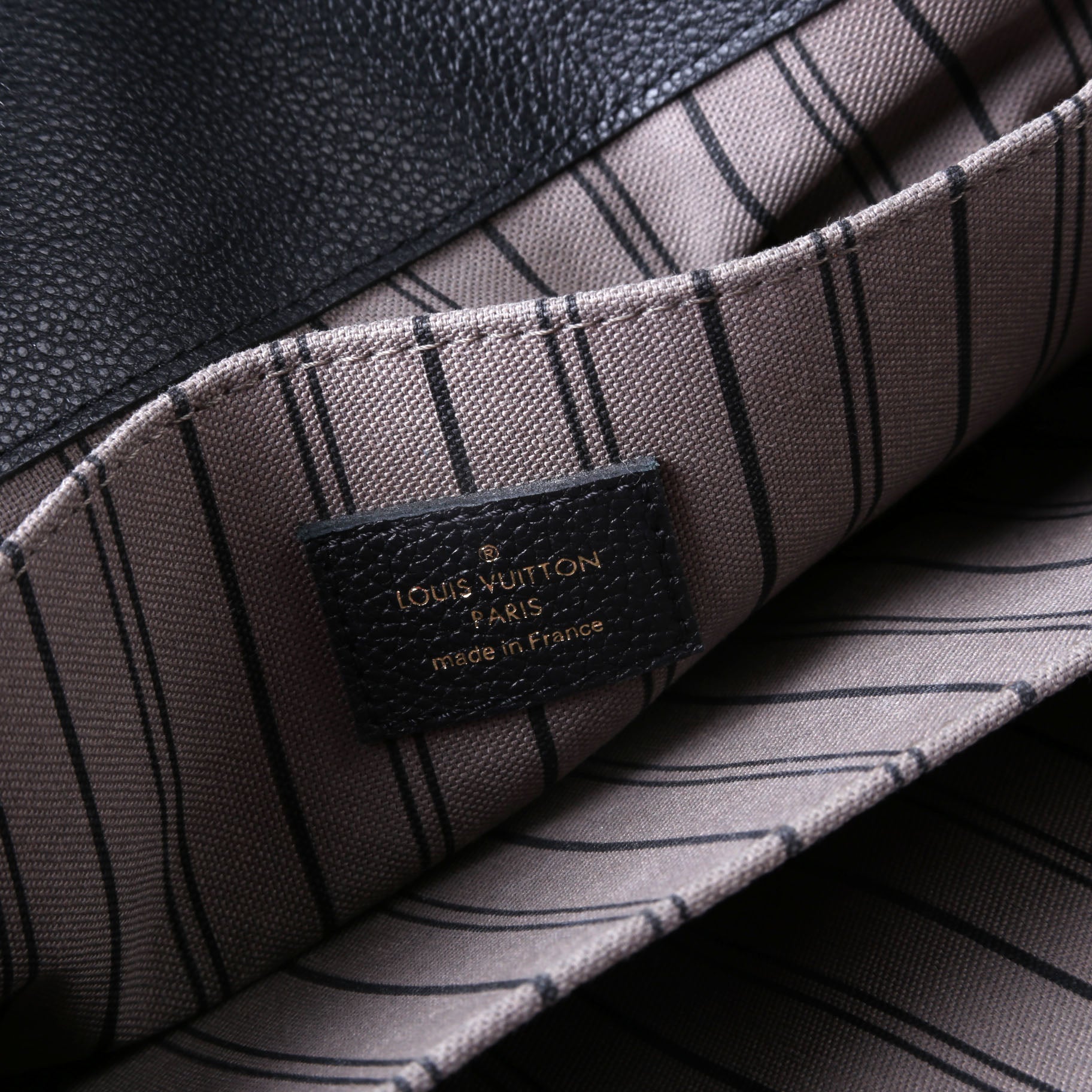 Pochette Metis Empreinte Black