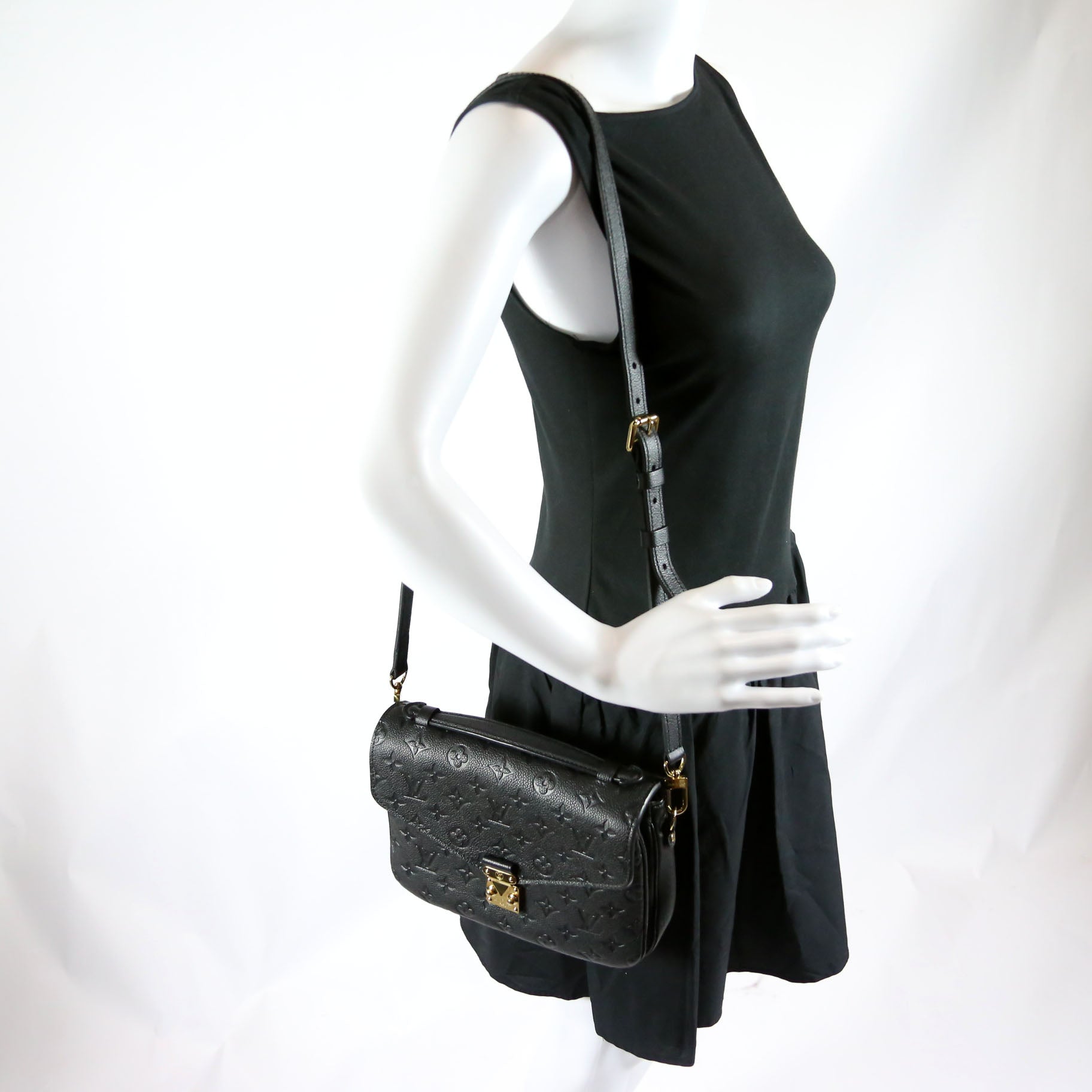 Pochette Metis Empreinte Black