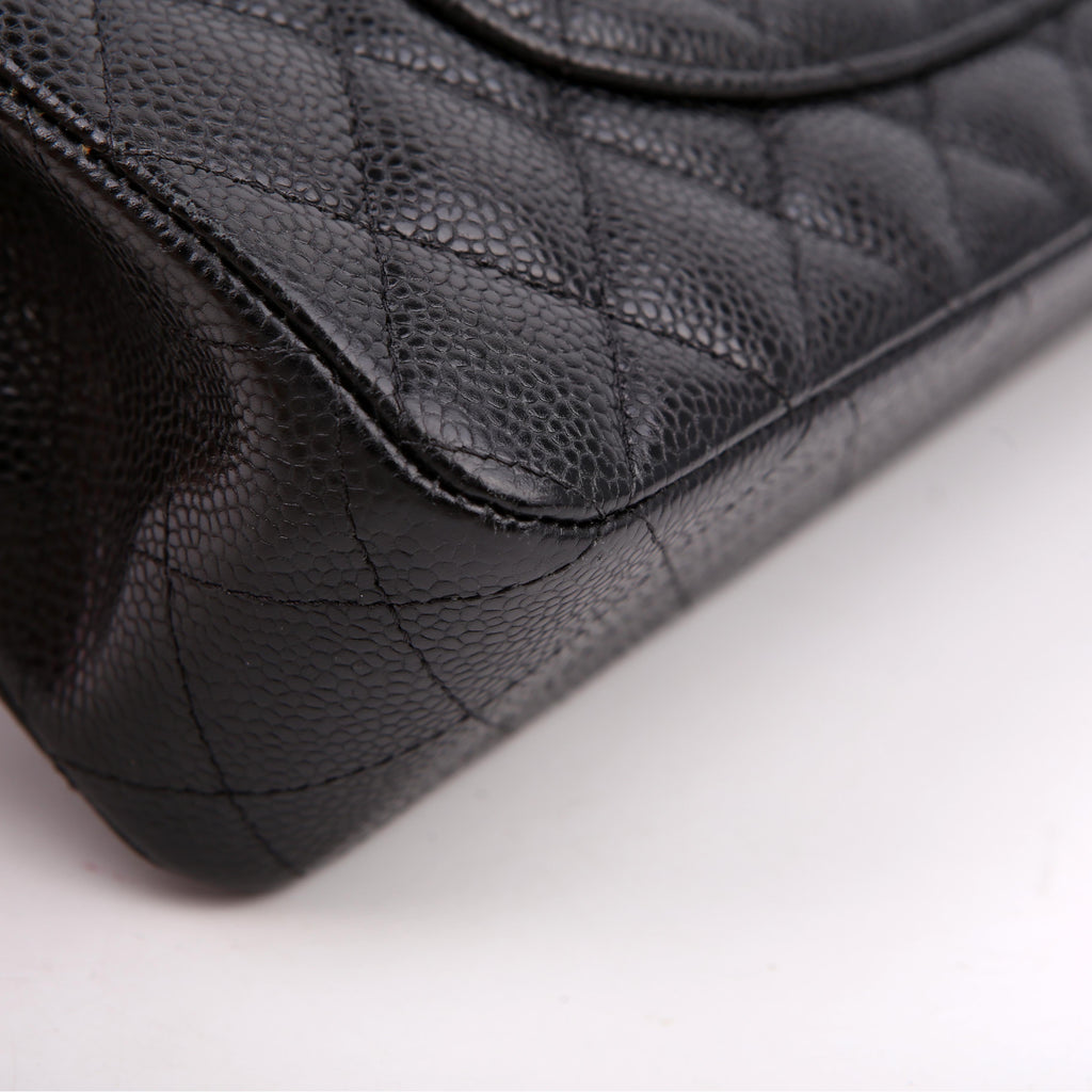 Hold for Shea L: Classic Flap Medium Caviar 22M Black/Silver