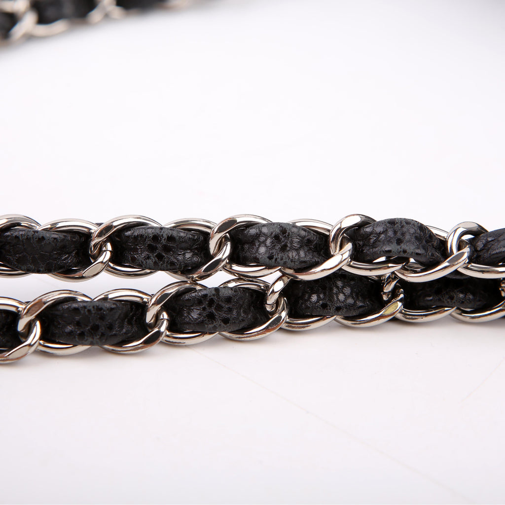 Hold for Shea L: Classic Flap Medium Caviar 22M Black/Silver