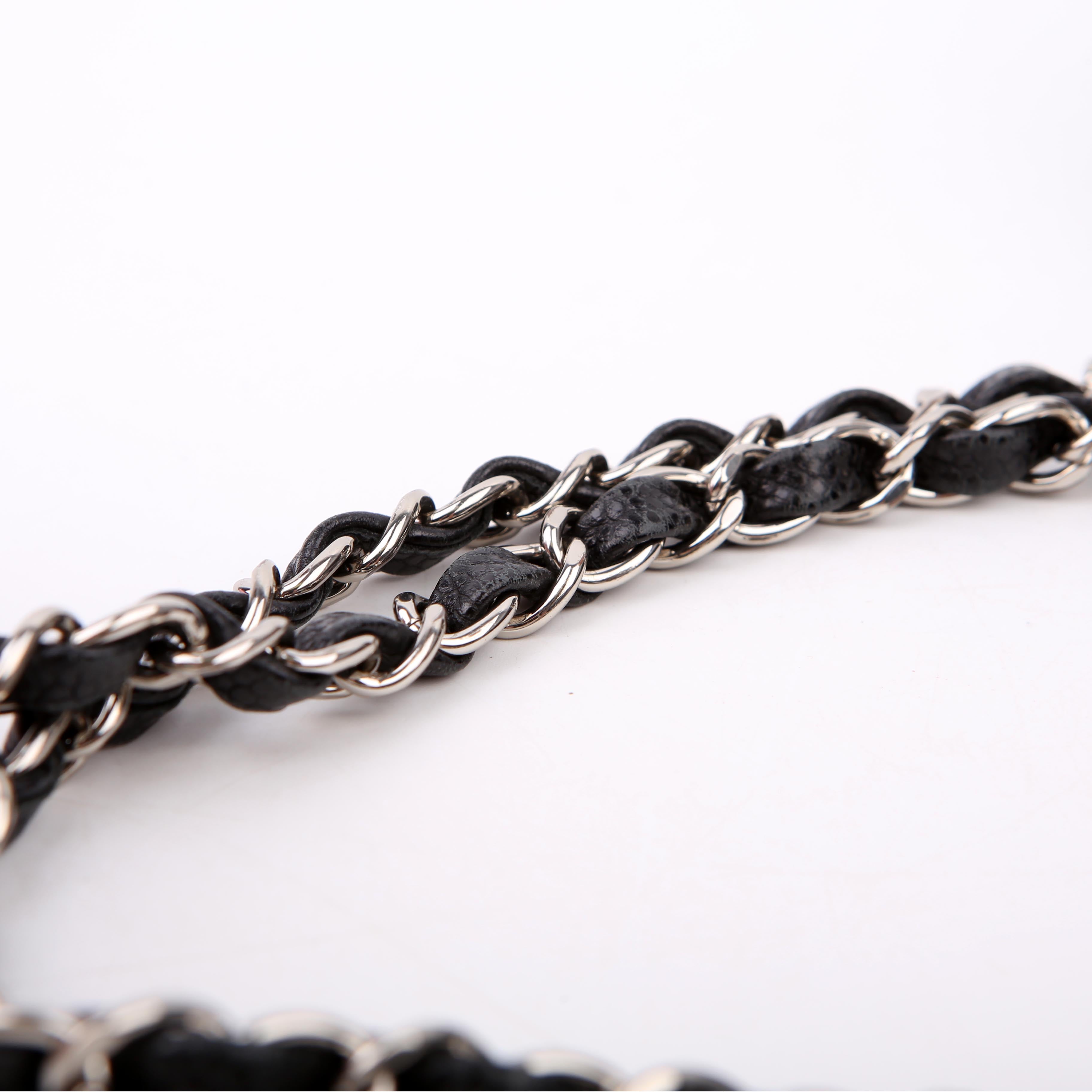 Hold for Shea L: Classic Flap Medium Caviar 22M Black/Silver