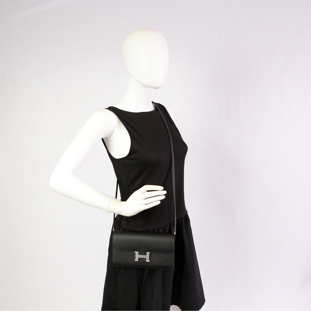 Hermes Constance To Go Epsom 2024 Black