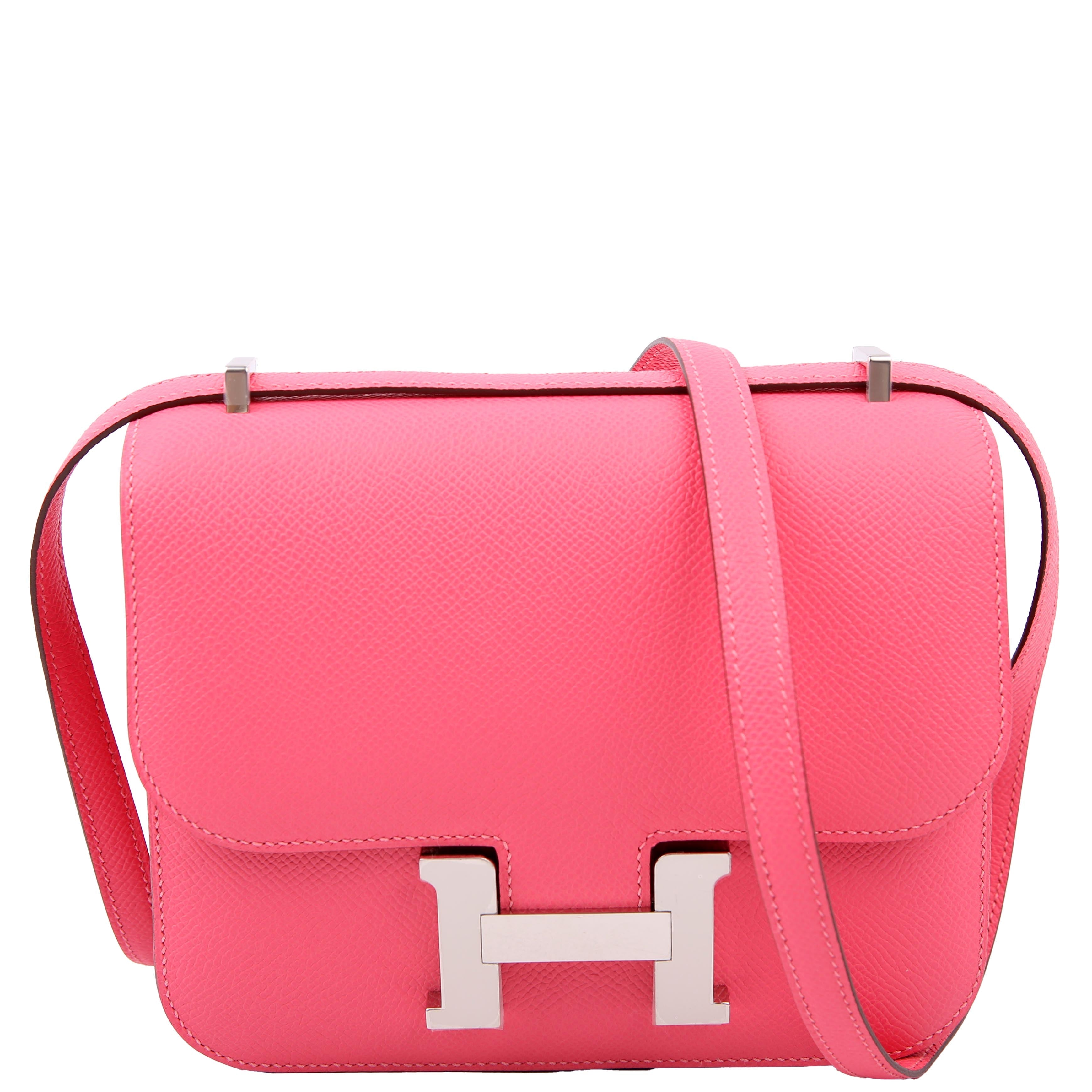 Hermes Constance 3 Mini Epsom 2024 Rose Azalee