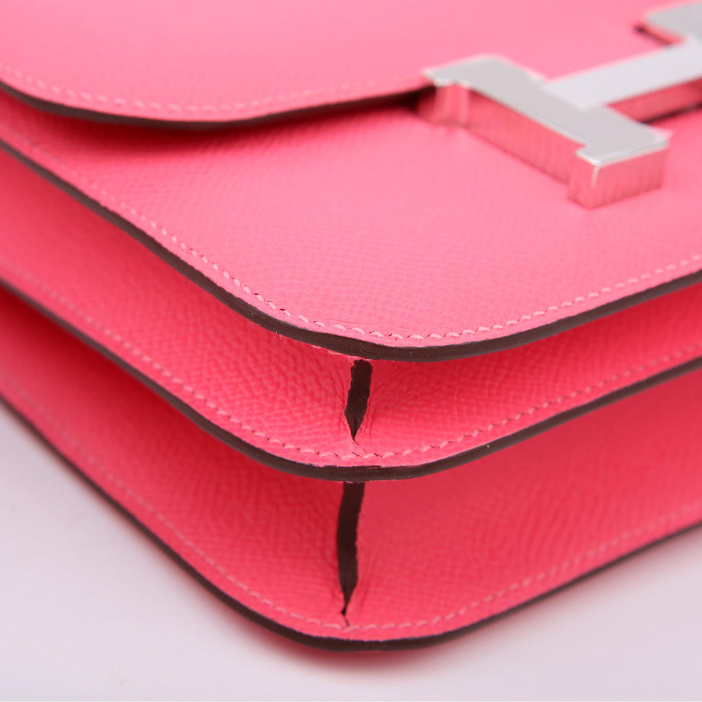 Hermes Constance 3 Mini Epsom 2024 Rose Azalee