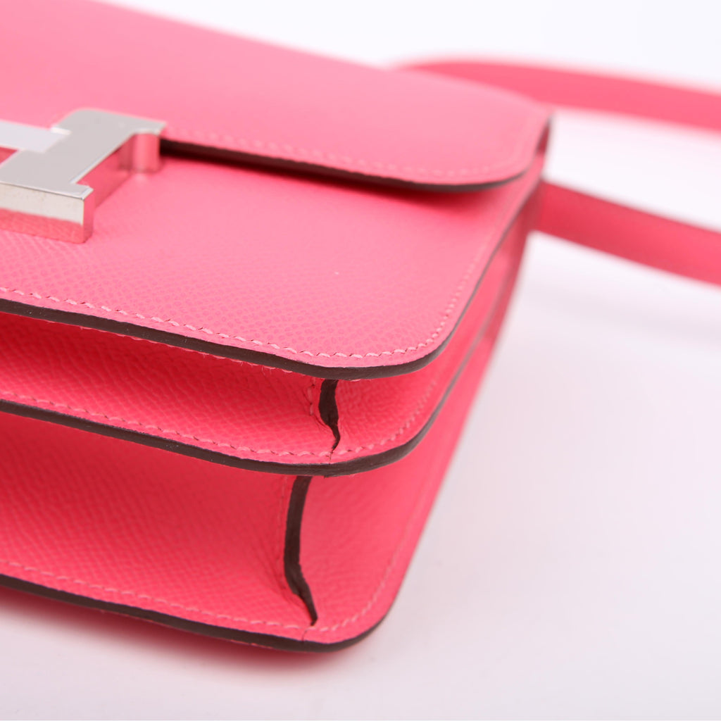 Hermes Constance 3 Mini Epsom 2024 Rose Azalee