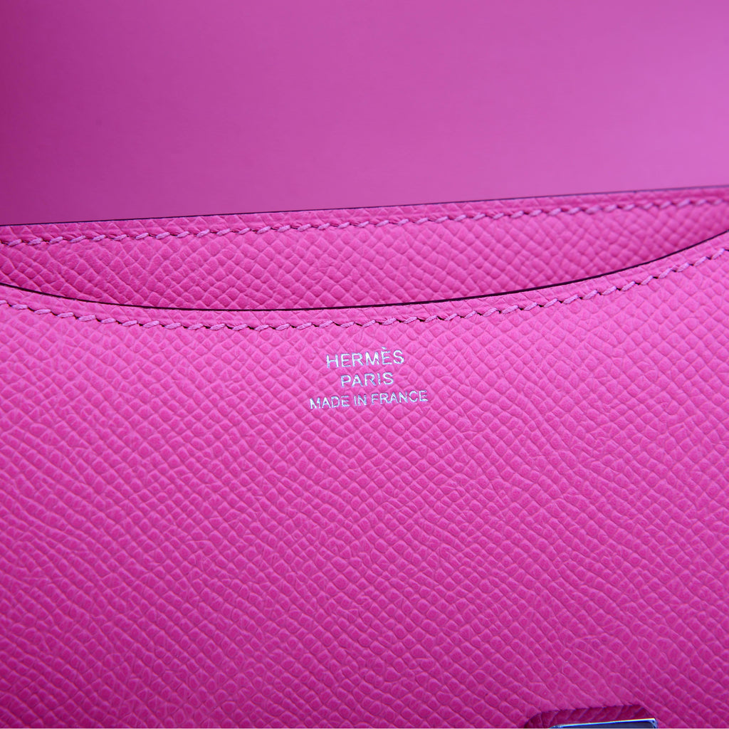 Hermes Constance 3 Mini Epsom 2024 Rose Azalee