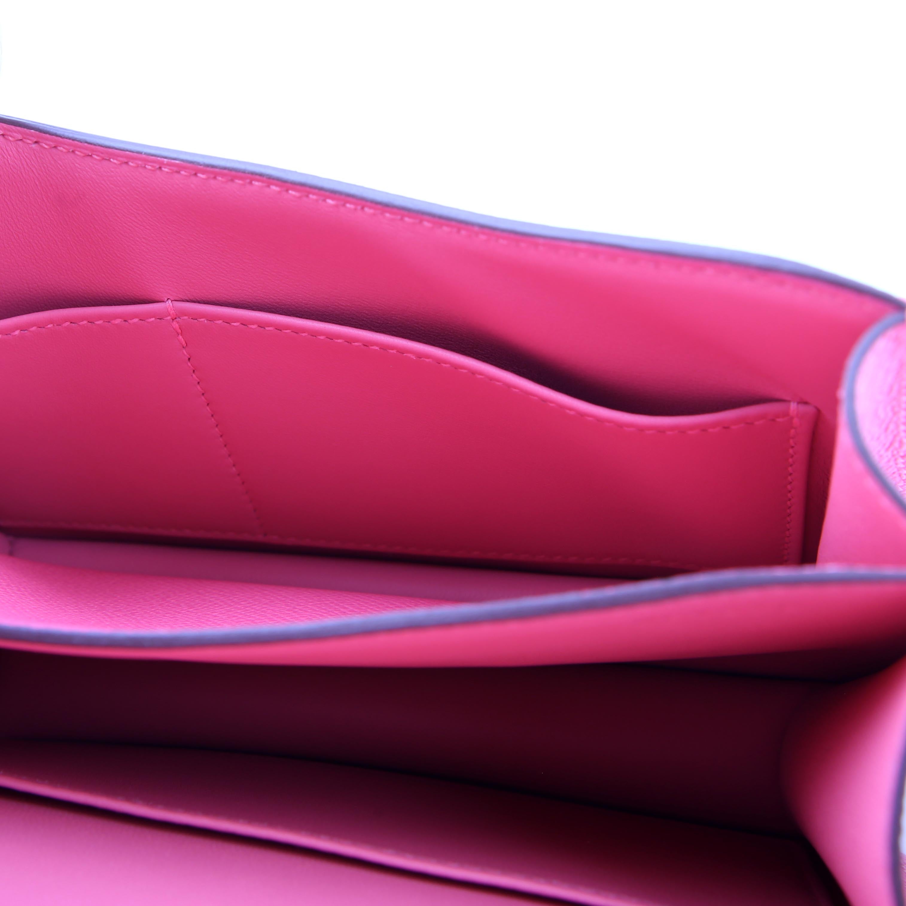 Hermes Constance 3 Mini Epsom 2024 Rose Azalee