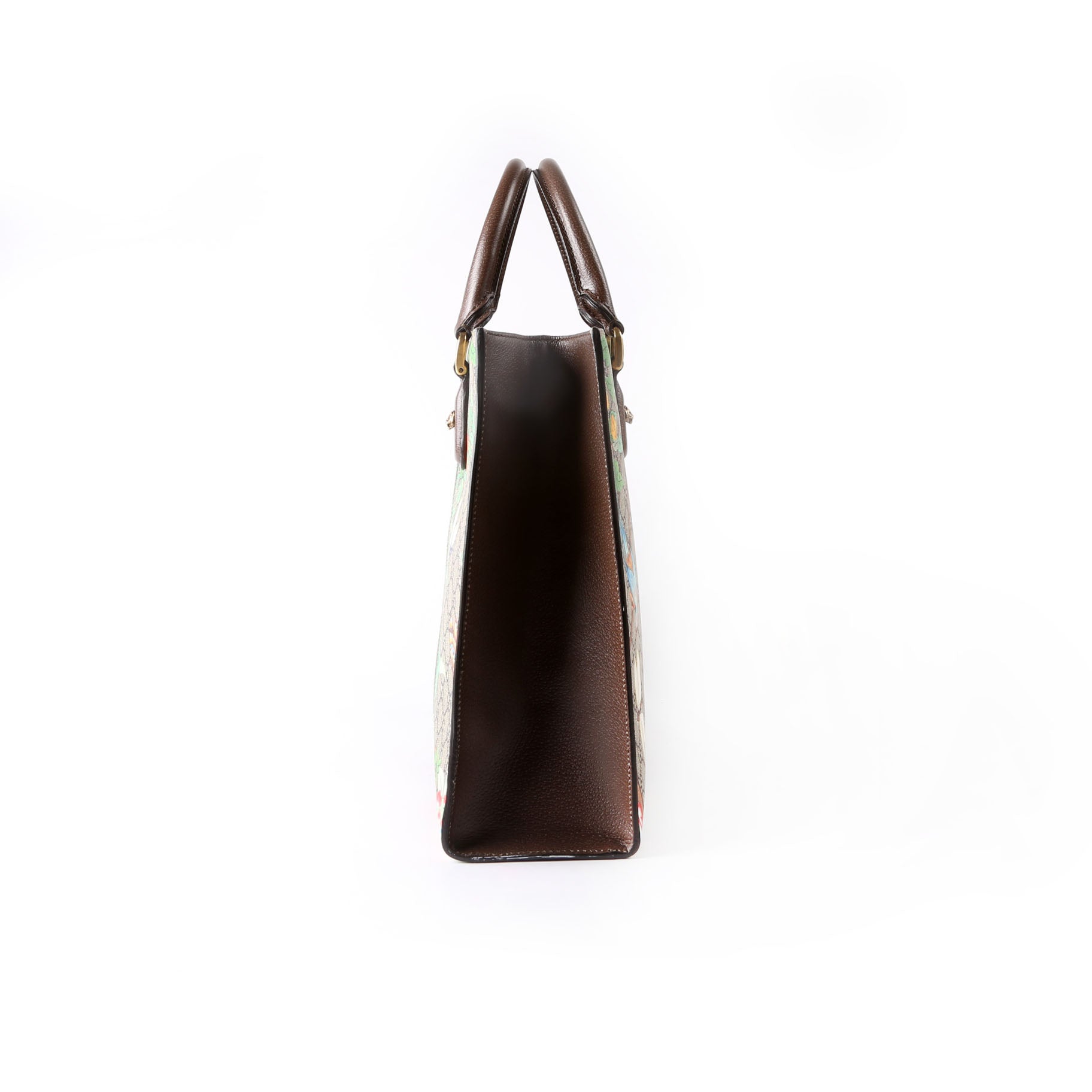 437541 GG Tian Animalier Web Top Handle Tote