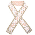Monogram Marbles Bandeau Silk Scarf Green/Beige