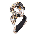 Carre Lets Go Noir Silk Scarf Black/Multicolor
