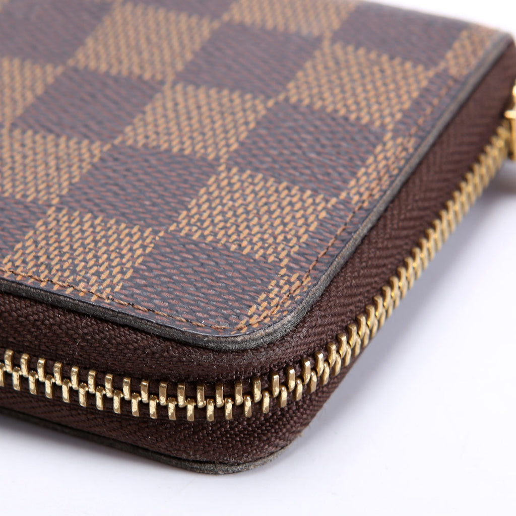 Clemence Wallet Damier Ebene Red