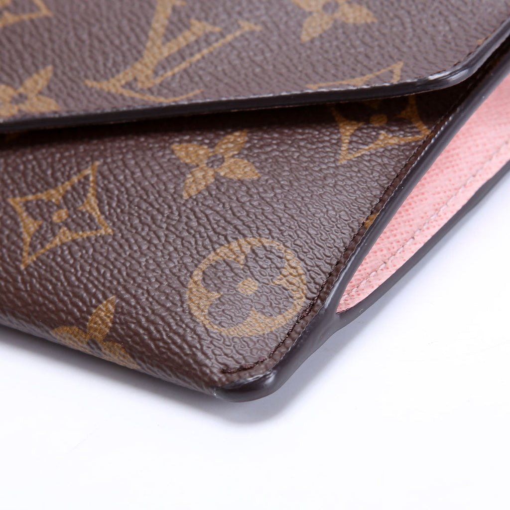 Jeanne Wallet Monogram Pink