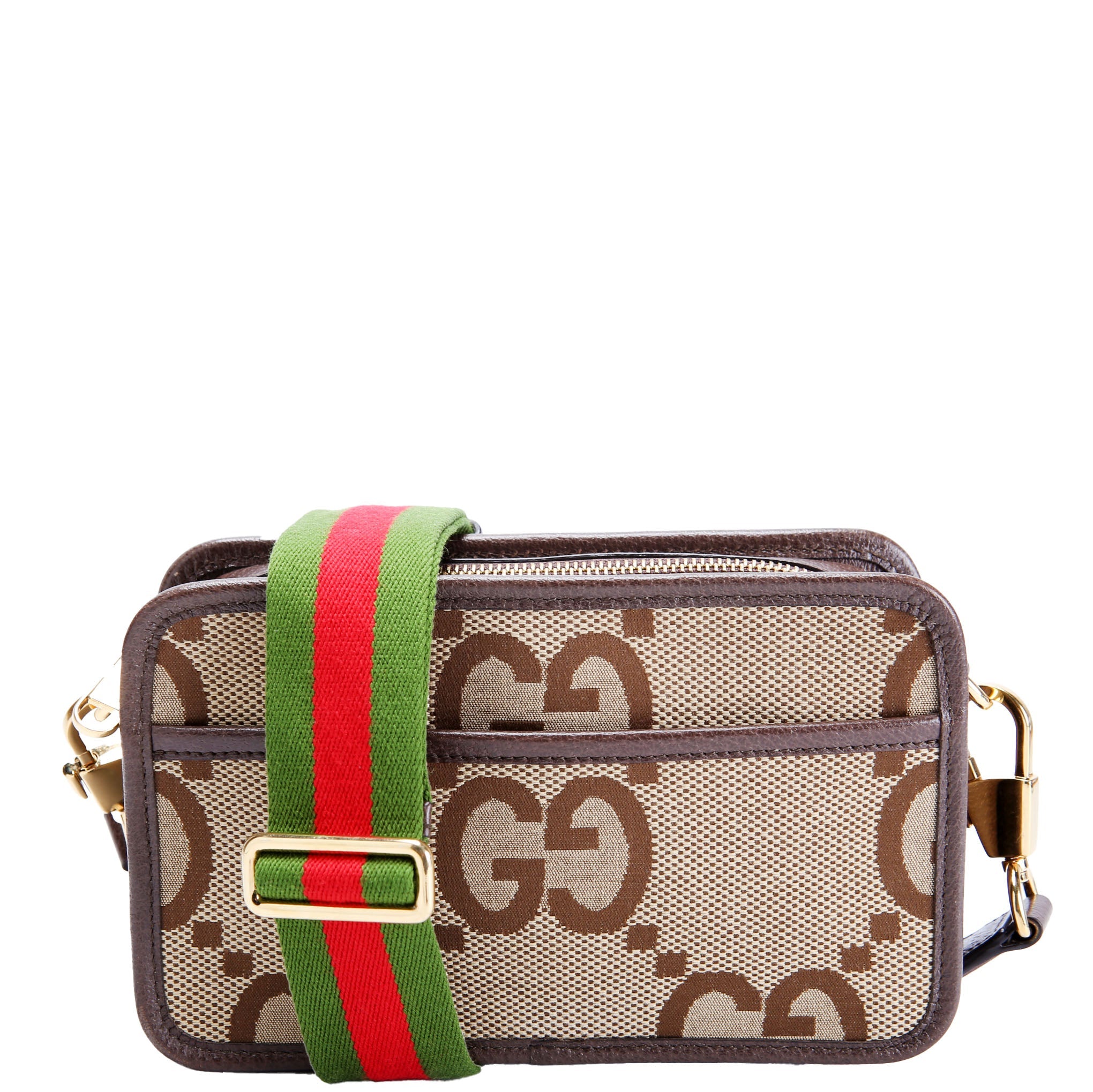 Gucci 696075 Jumbo GG Mini Camera Brown