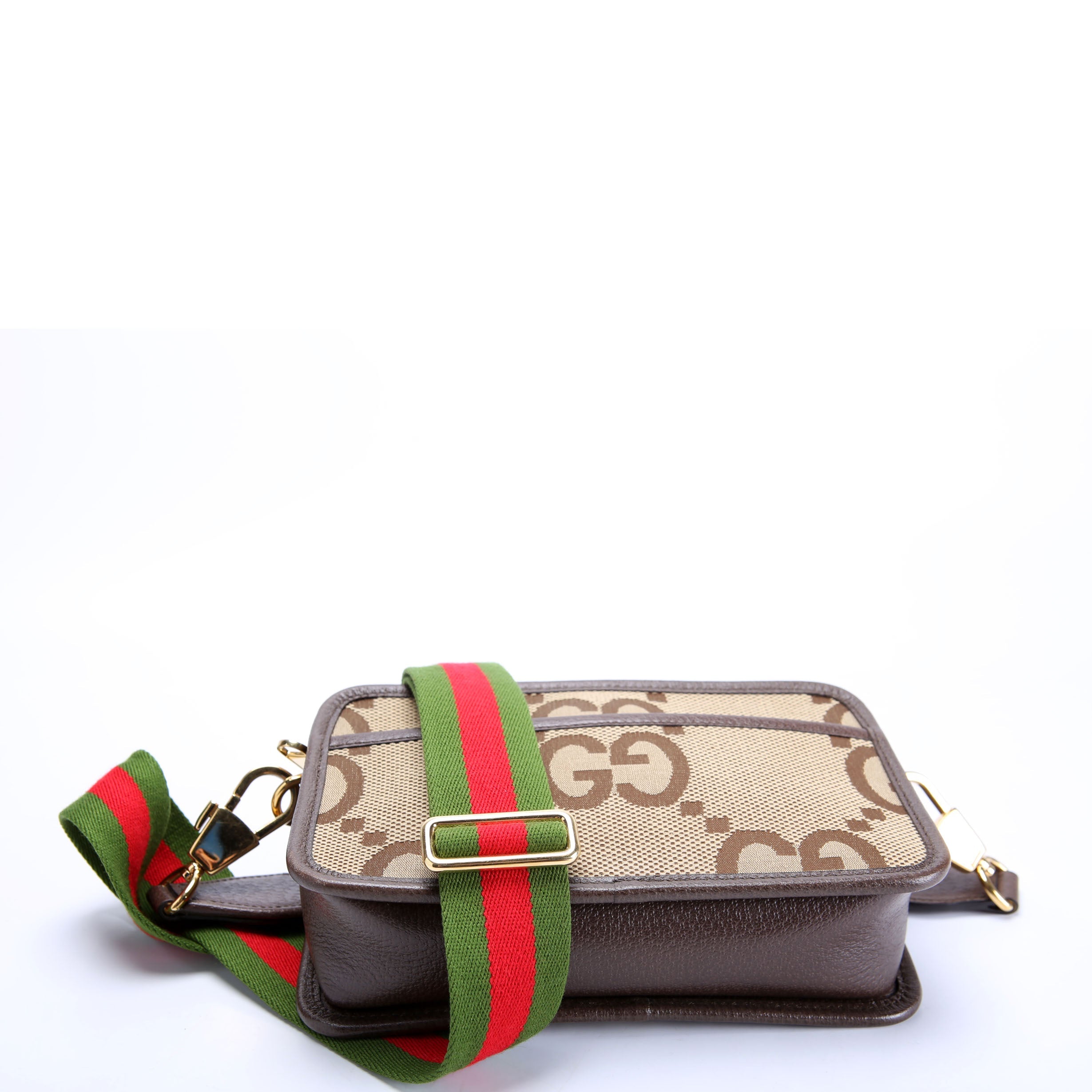 Gucci 696075 Jumbo GG Mini Camera Brown