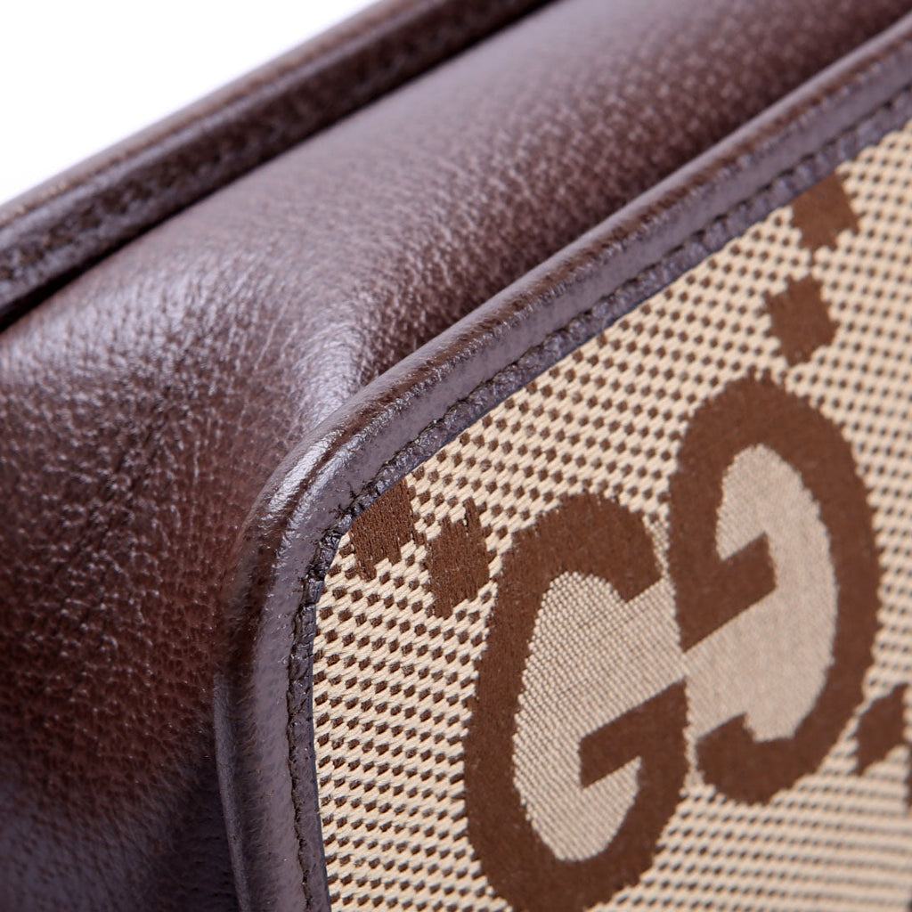 Gucci 696075 Jumbo GG Mini Camera Brown