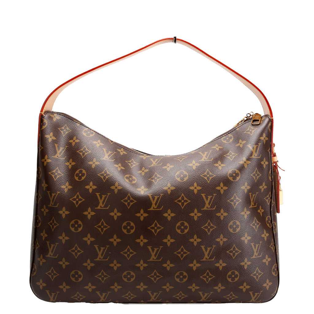 Slouchy MM Monogram Brown and Red