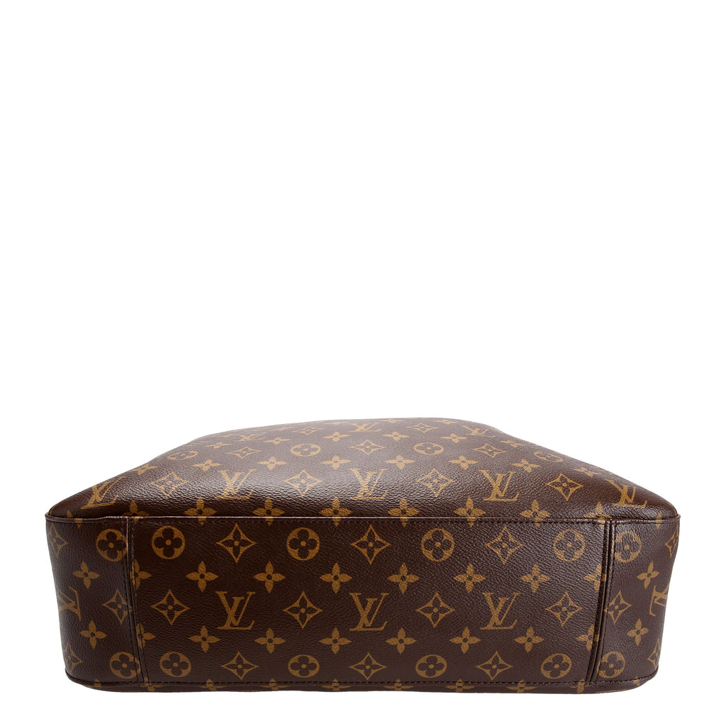Slouchy MM Monogram Brown and Red