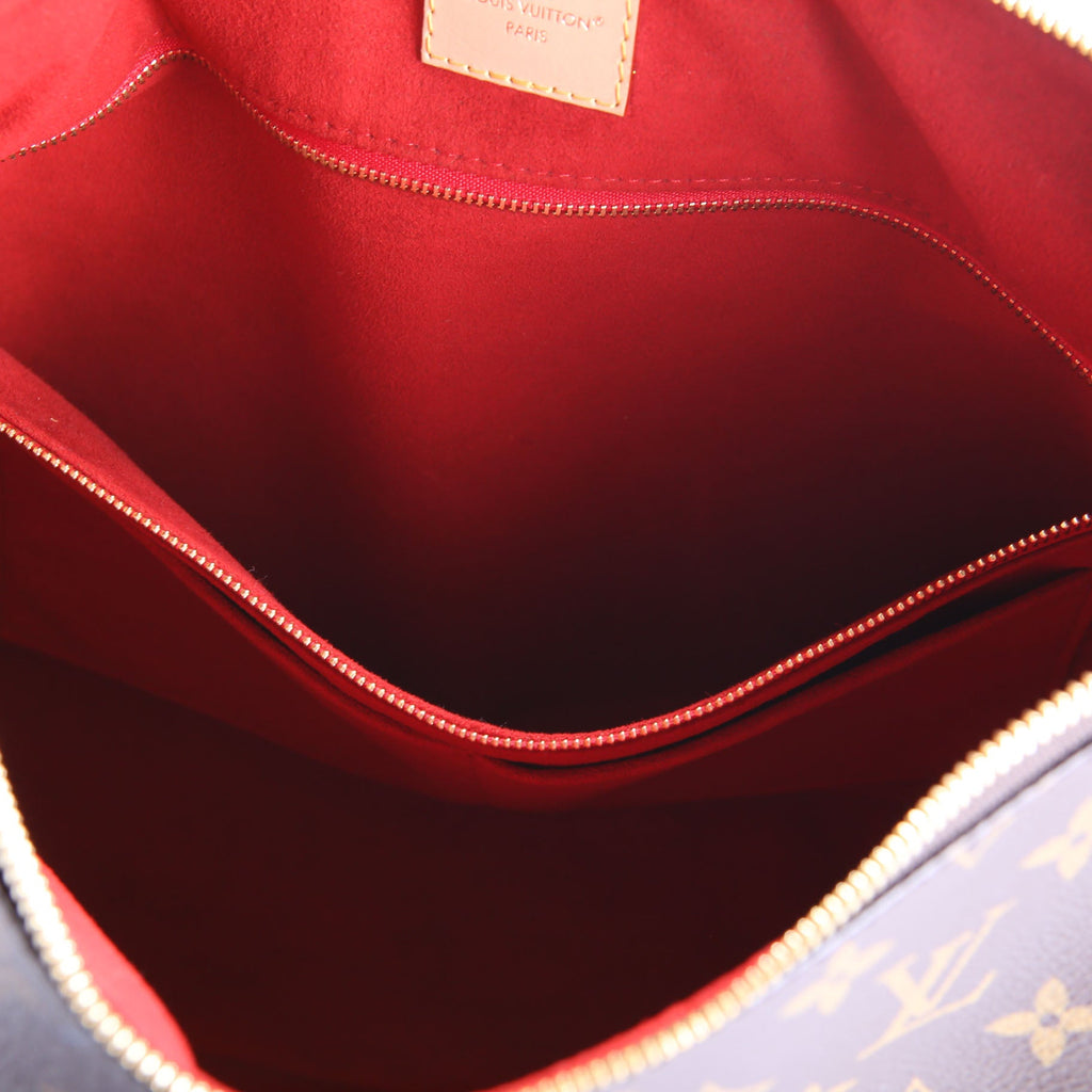 Slouchy MM Monogram Brown and Red