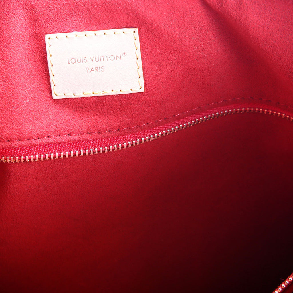 Slouchy MM Monogram Brown and Red