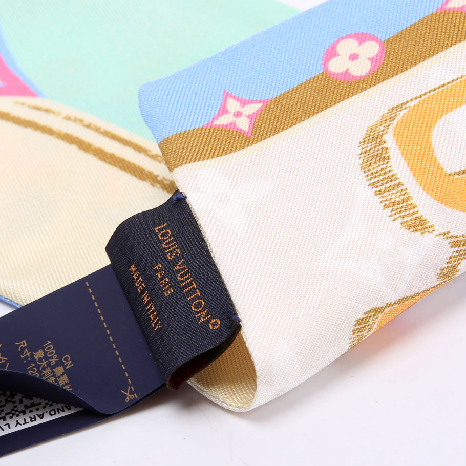 Confidential Bandeau Silk Scarf Multicolor