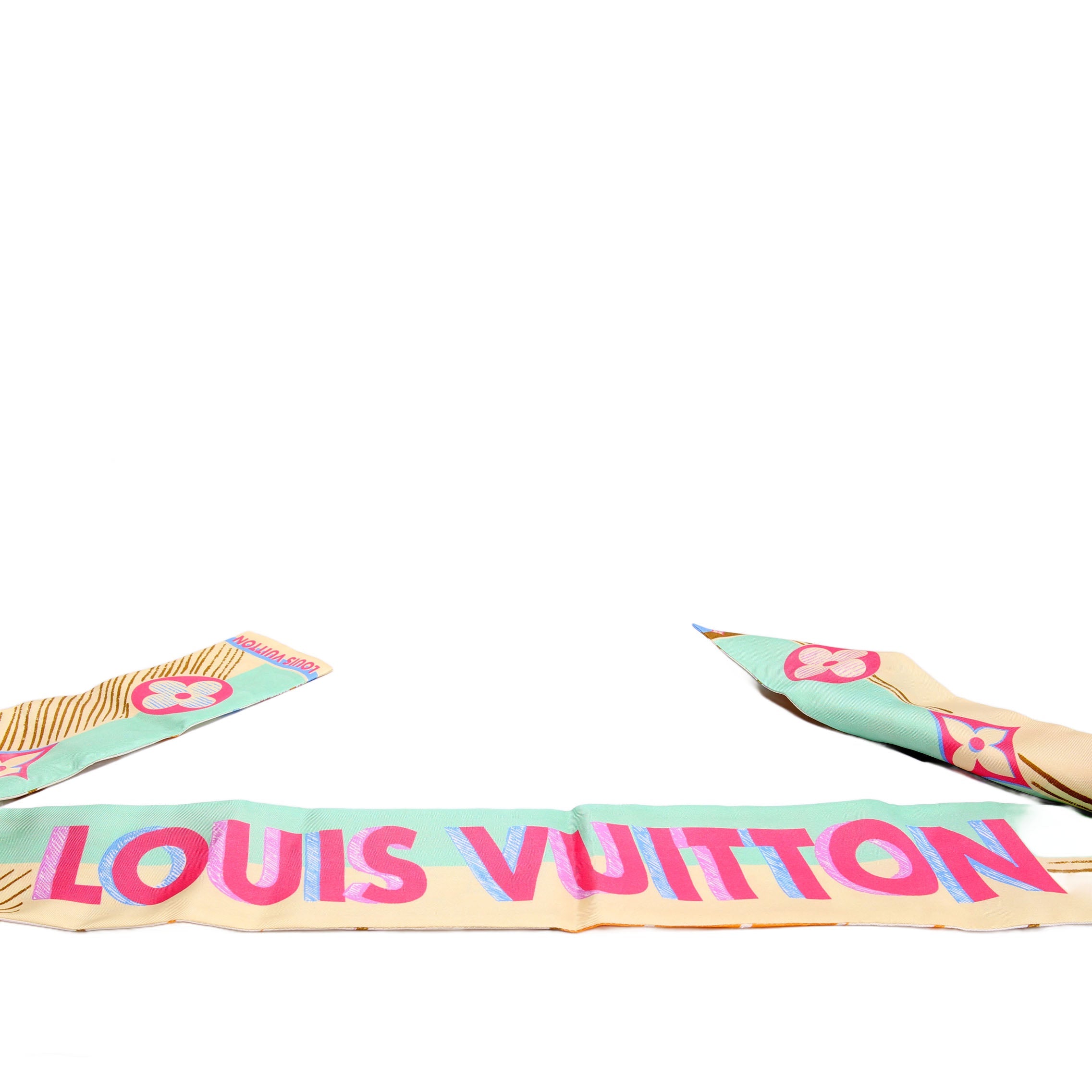 Confidential Bandeau Silk Scarf Multicolor