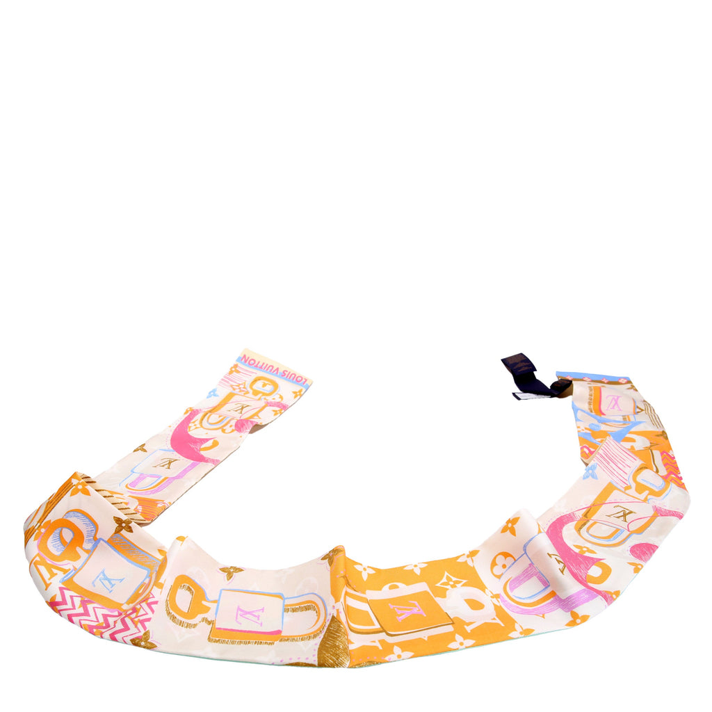 Confidential Bandeau Silk Scarf Multicolor